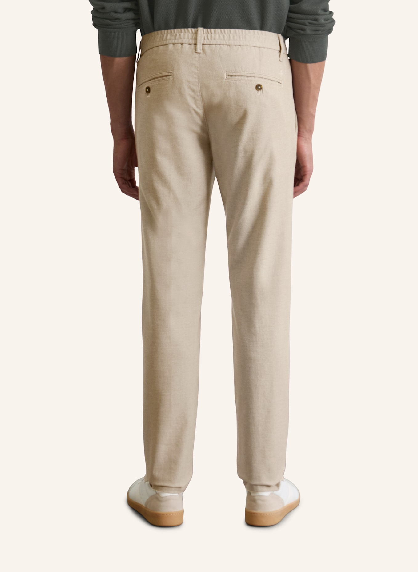 Marc O'Polo Chino Model Stig Jogger pletas: HELLBRAUN