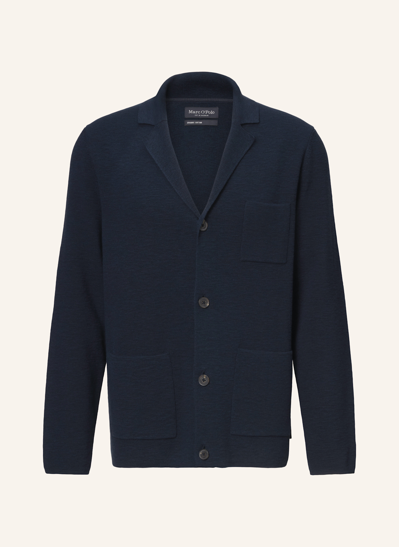 Marc O'Polo Strick-Sakko: DUNKELBLAU