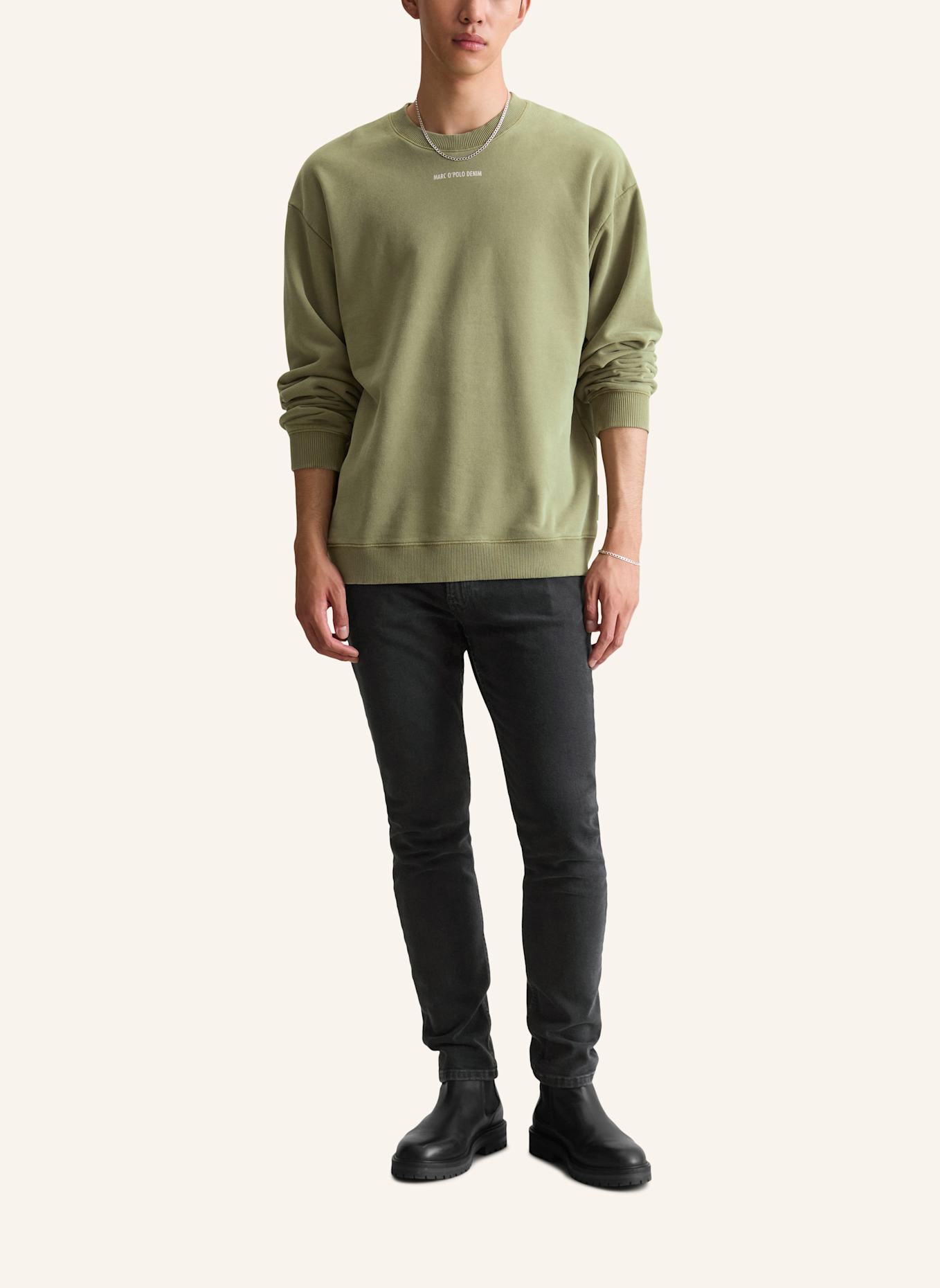 Marc O'Polo DENIM Sweatshirt: DUNKELGRÜN