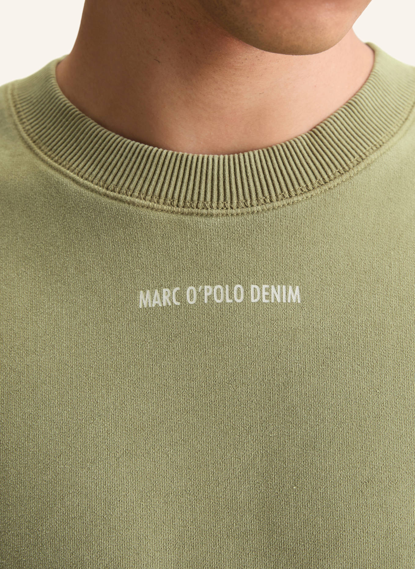 Marc O'Polo DENIM Sweatshirt: DUNKELGRÜN