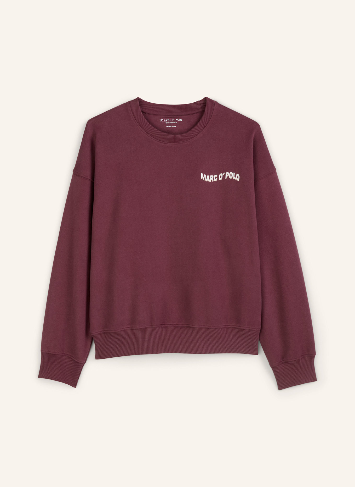 Marc O'Polo Sweatshirt: ROT