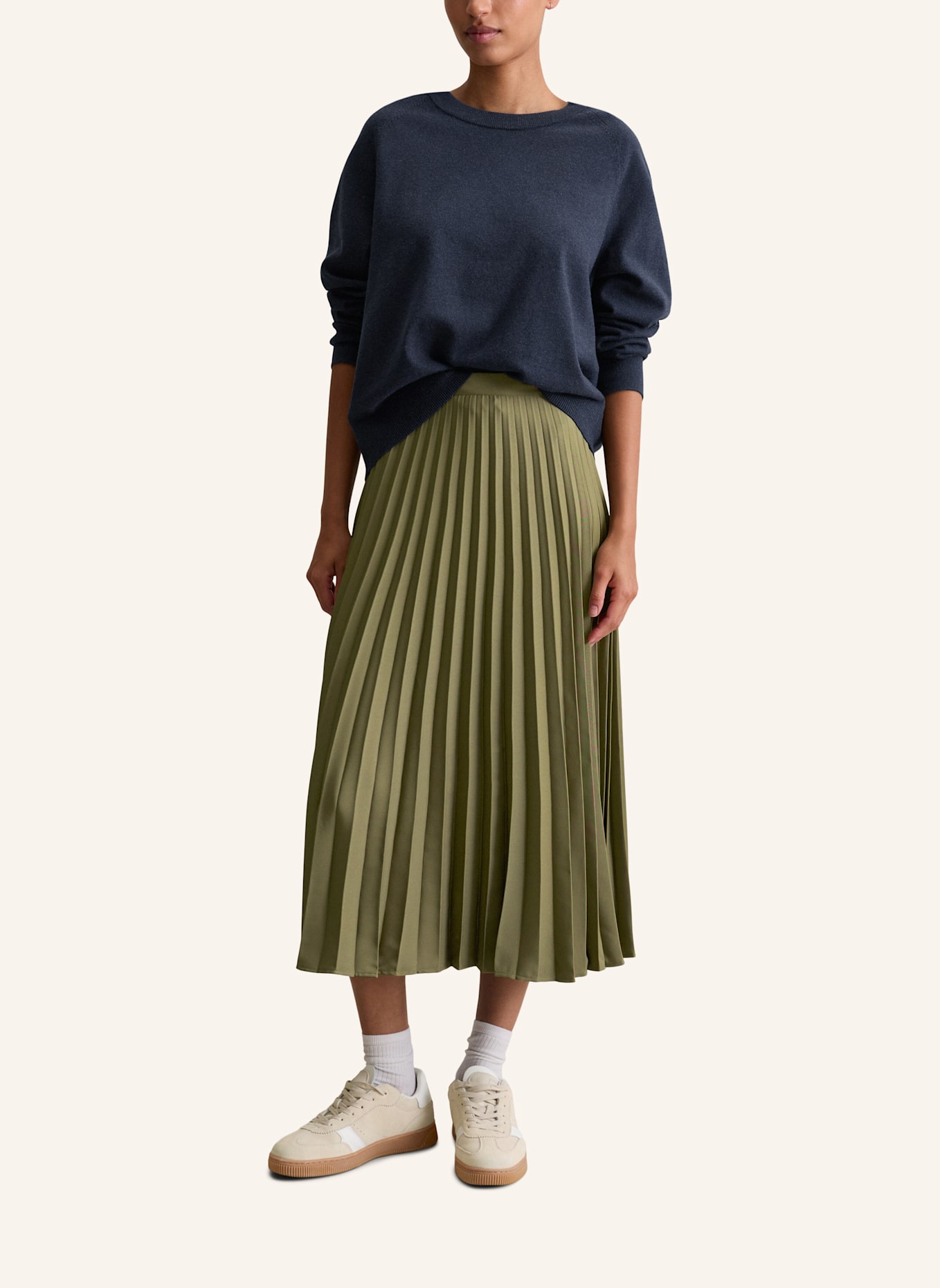 Marc O'Polo DENIM Strickpullover: DUNKELBLAU