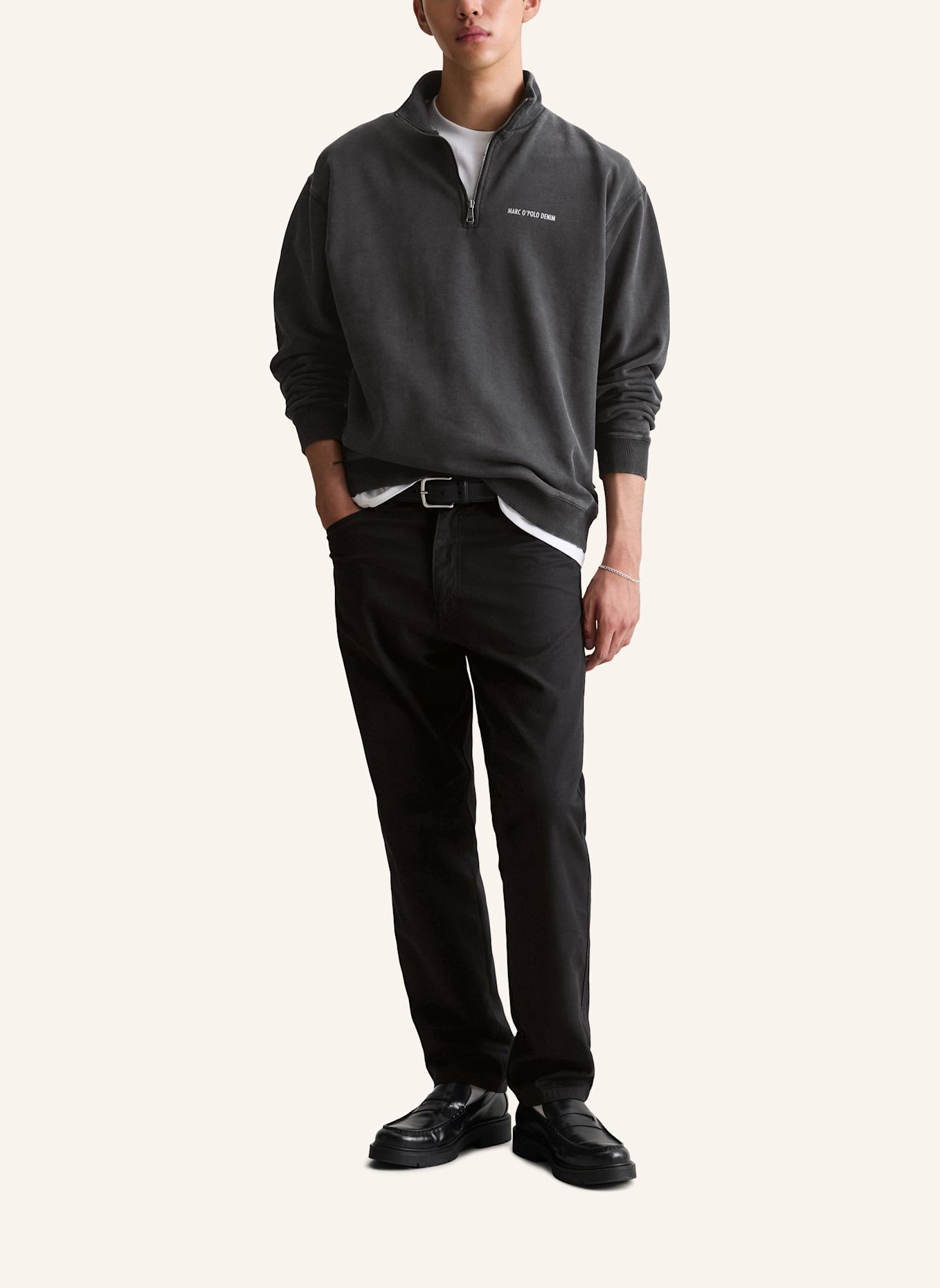 Marc O'Polo DENIM Pullover: SCHWARZ