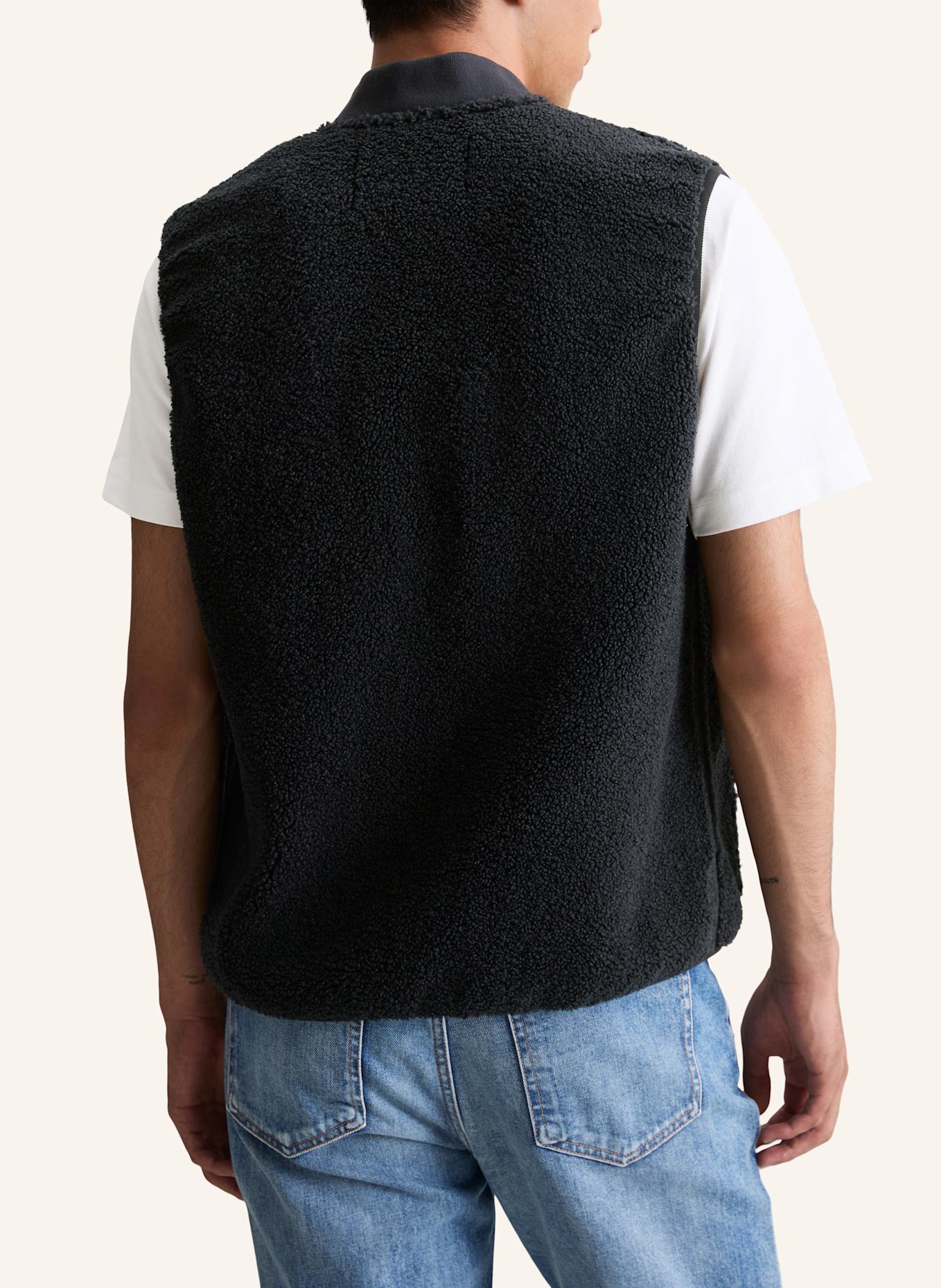 Marc O'Polo DENIM Teddyweste: DUNKELBLAU