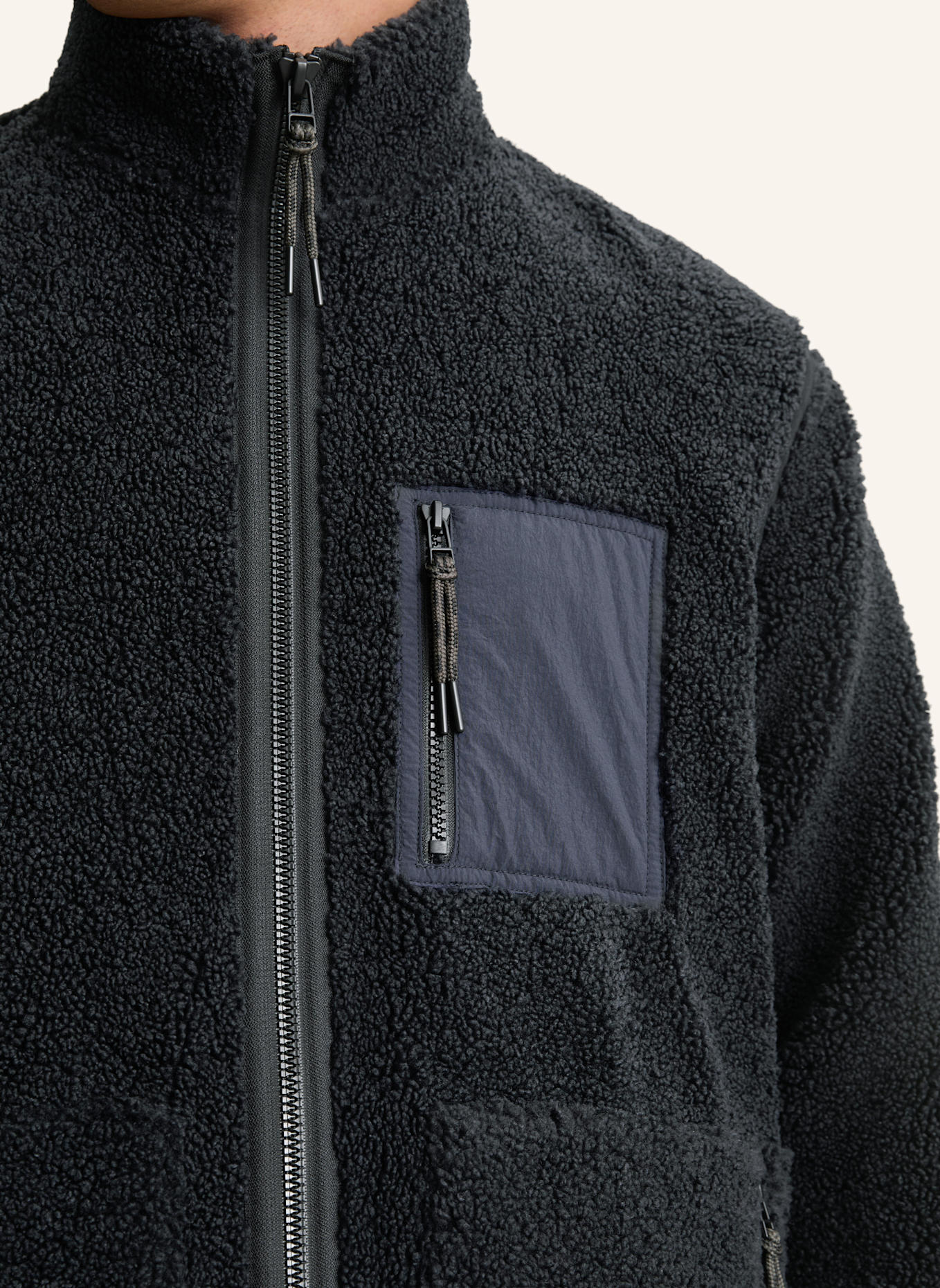 Marc O'Polo DENIM Teddyjacke: DUNKELBLAU