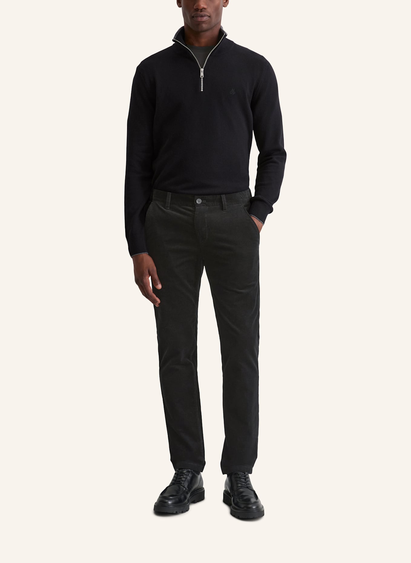 Marc O'Polo Cordhose: SCHWARZ