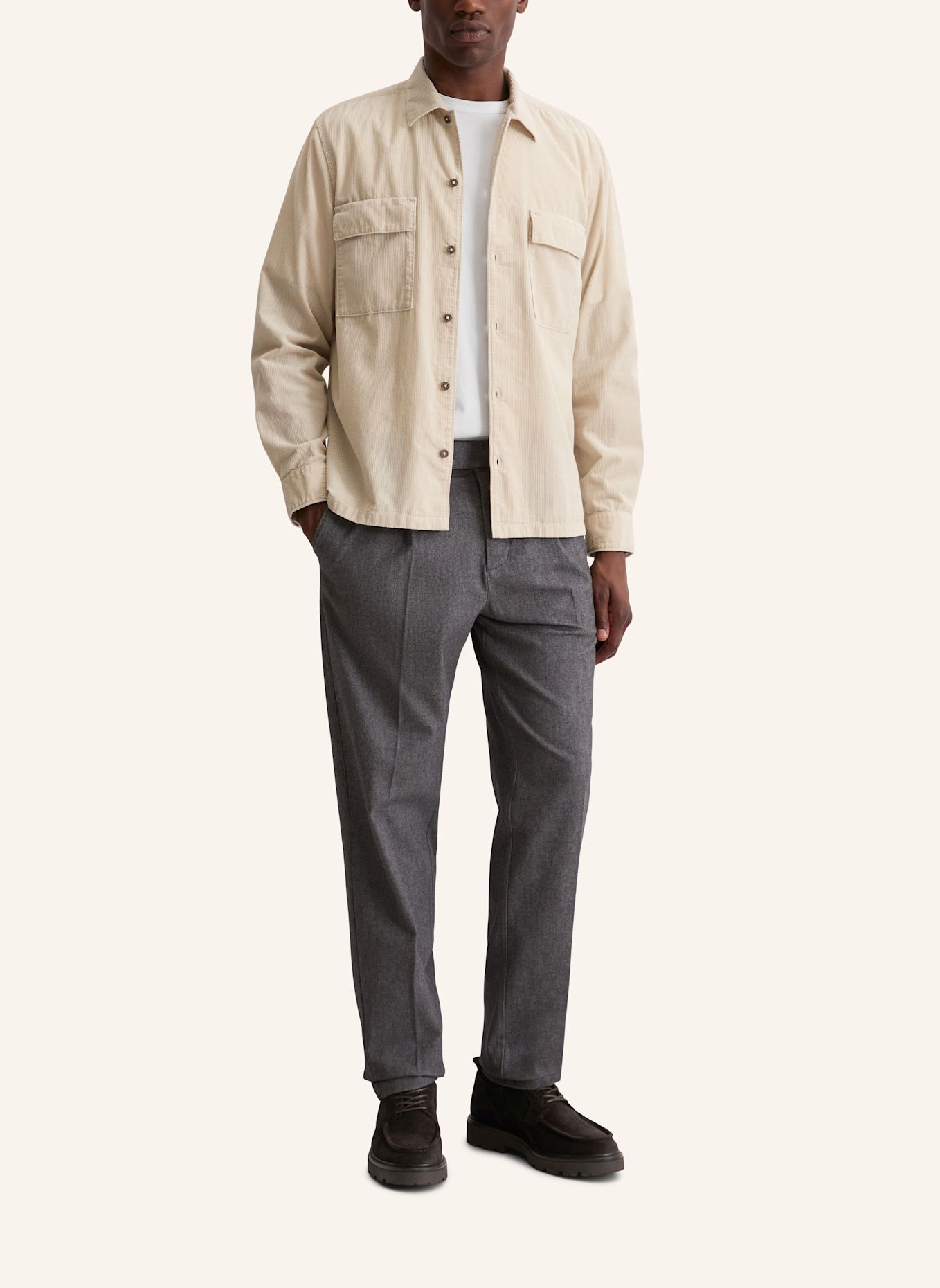 Marc O'Polo Hemd: HELLBRAUN