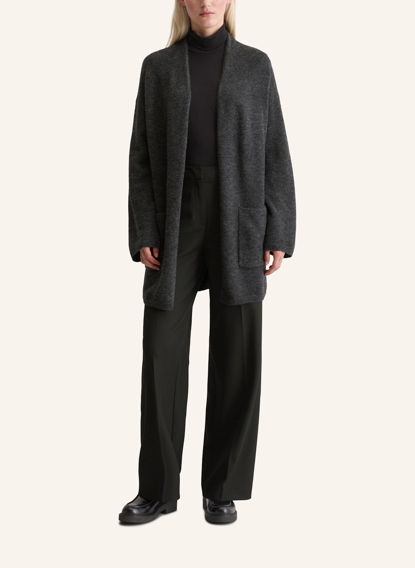 Marc O'Polo Cardigan: DUNKELGRAU