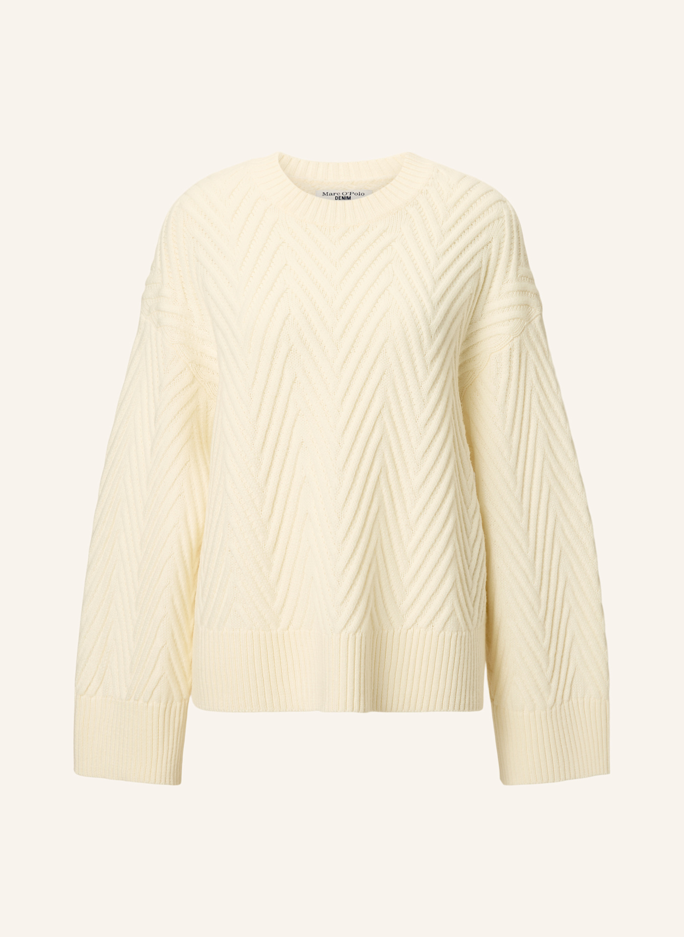 Marc O'Polo DENIM Strickpullover: ECRU