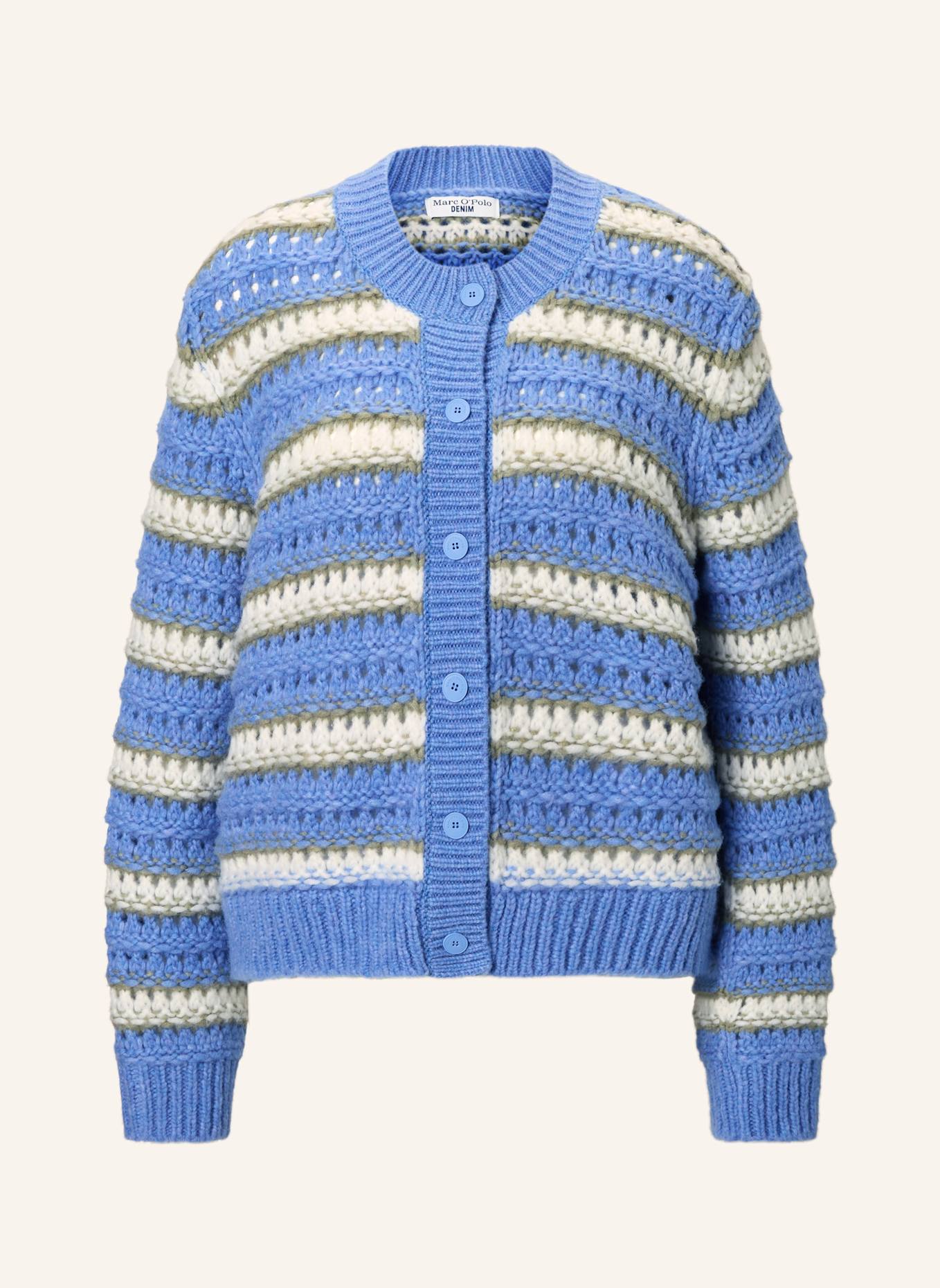 Marc O'Polo DENIM Strickjacke: BLAU