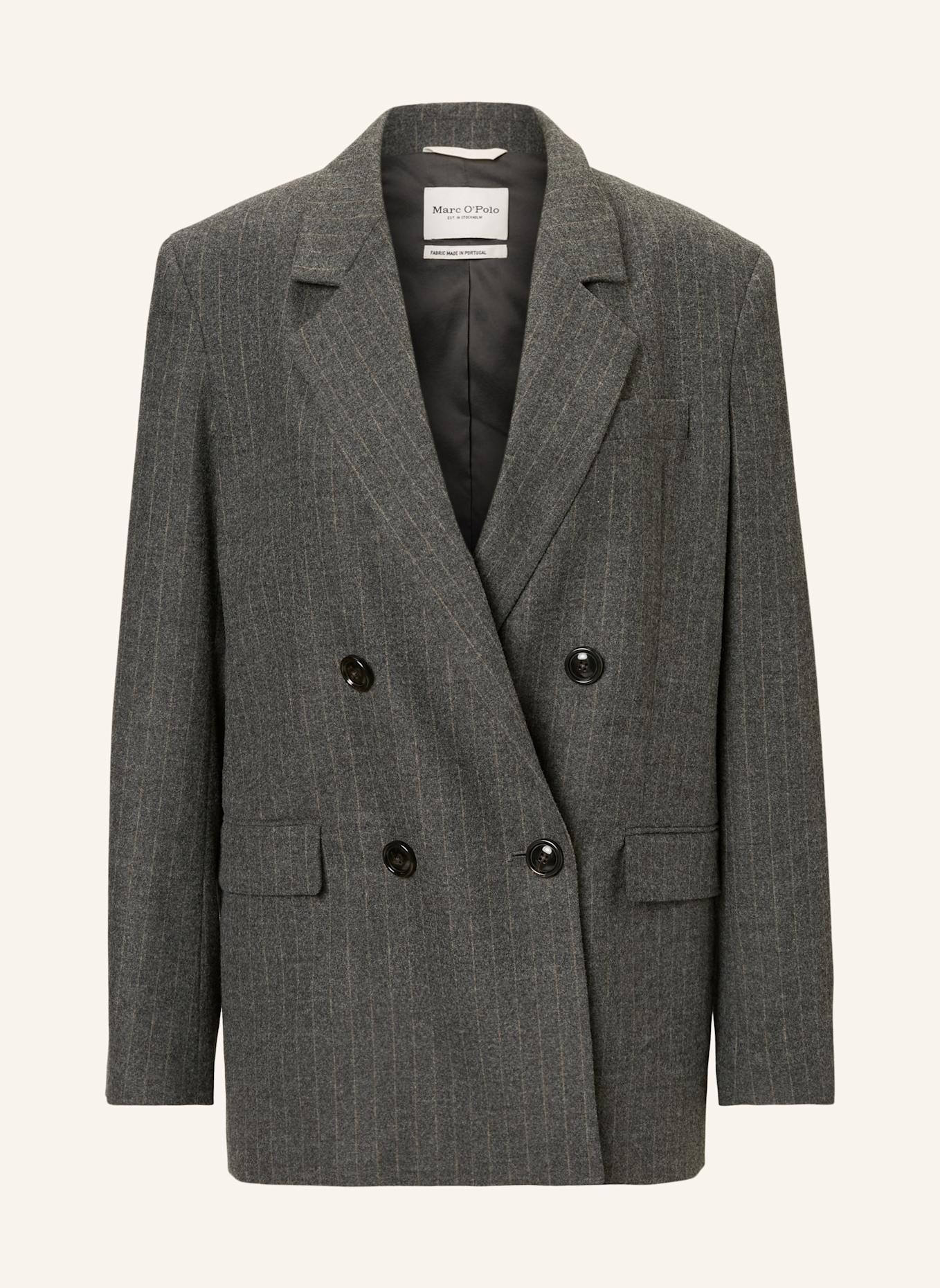 Marc O'Polo Nadelstreifenblazer: DUNKELGRAU