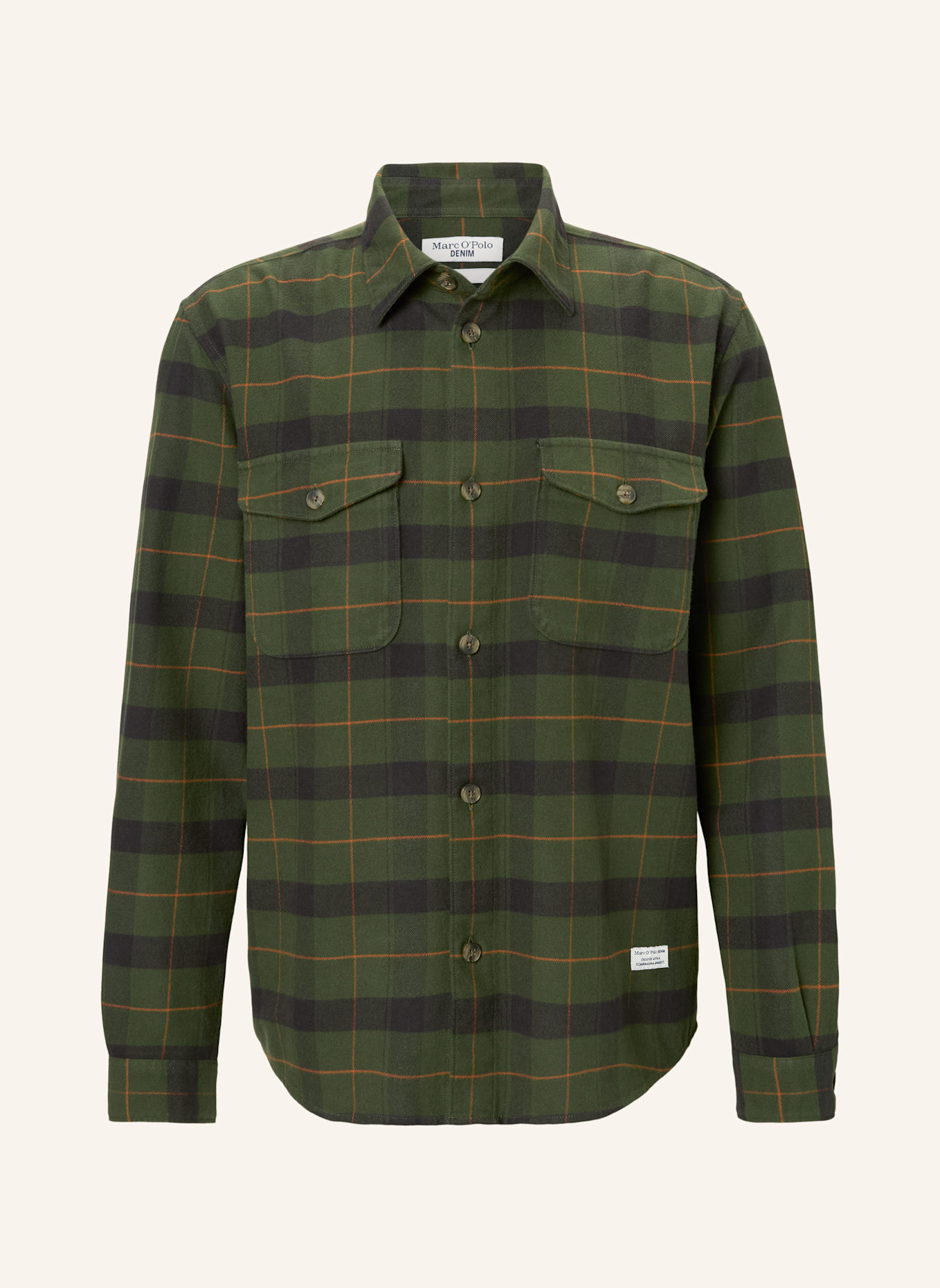 Marc O'Polo DENIM Hemd: DUNKELGRÜN