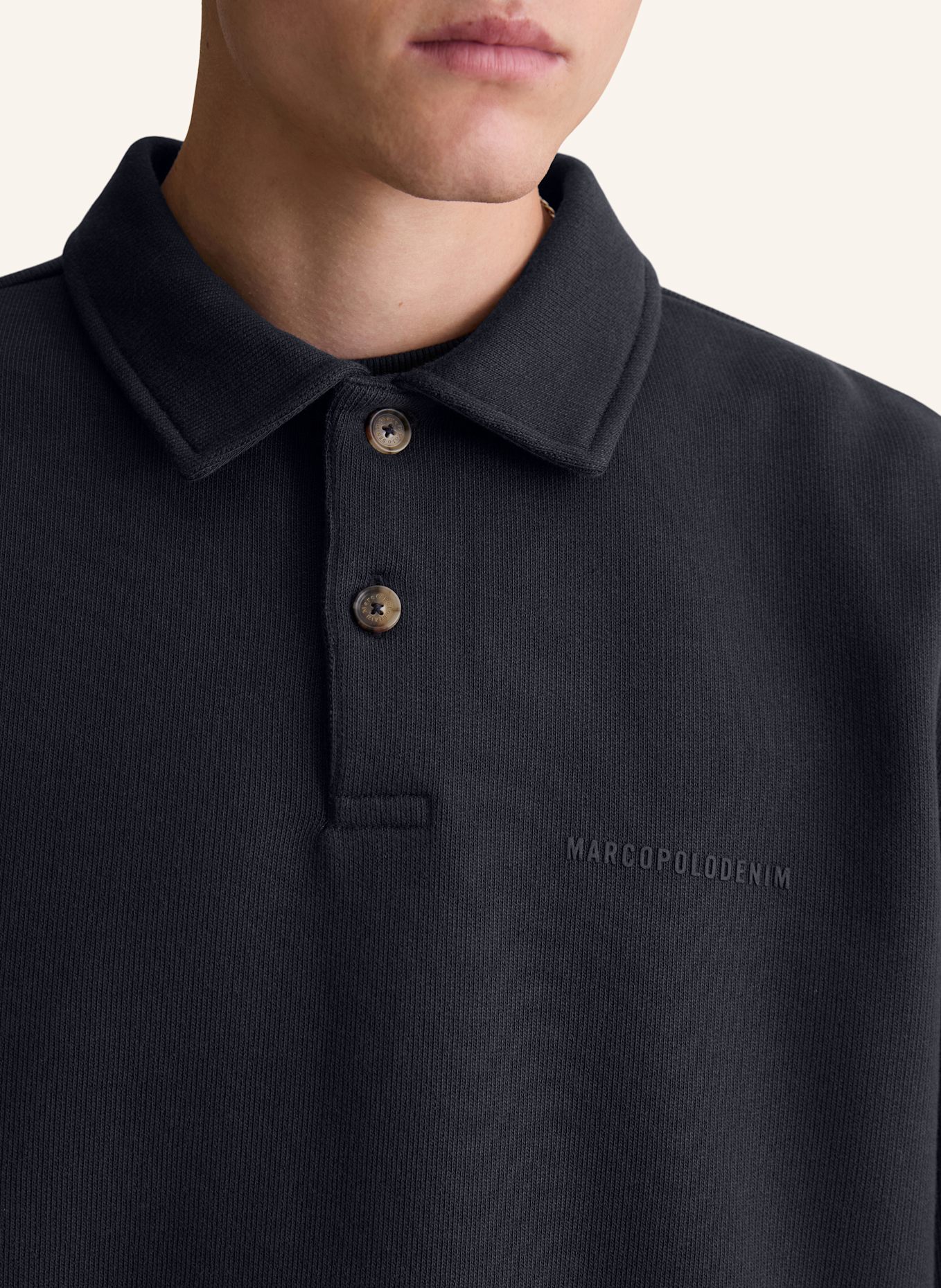 Marc O'Polo DENIM Sweatshirt: DUNKELBLAU