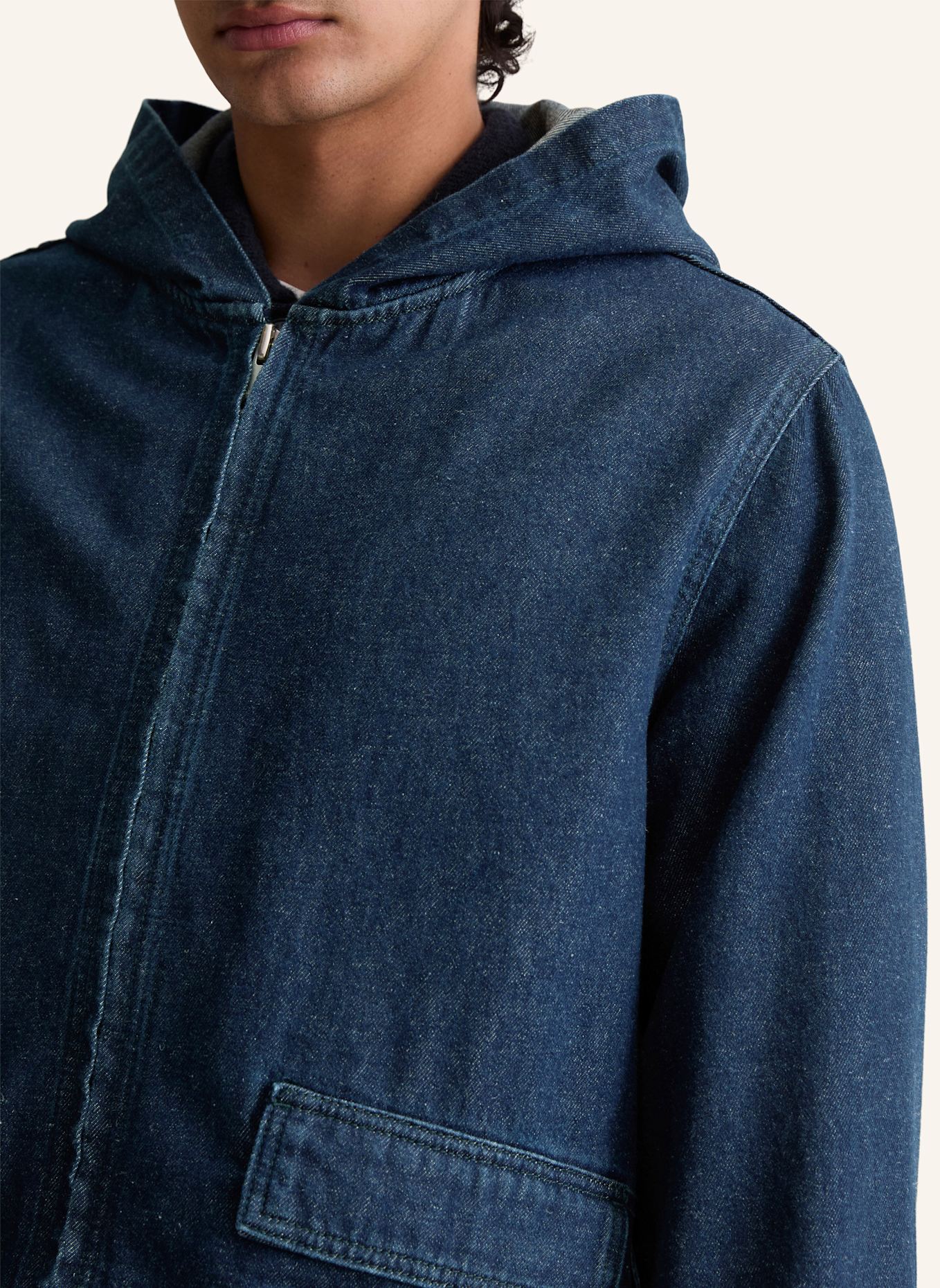 Marc O'Polo DENIM Jeansjacke: DUNKELBLAU