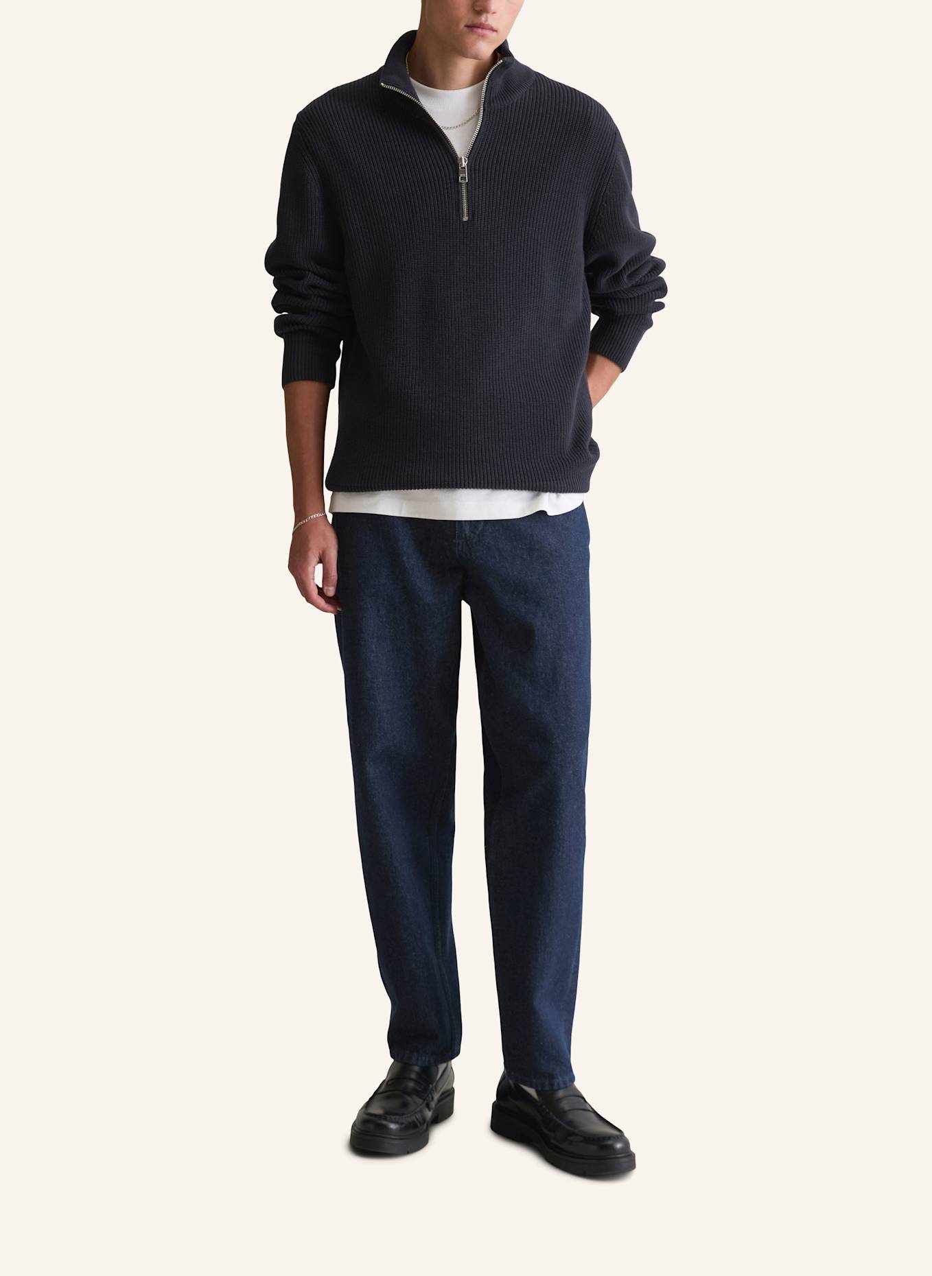 Marc O'Polo DENIM Pullover: DUNKELBLAU