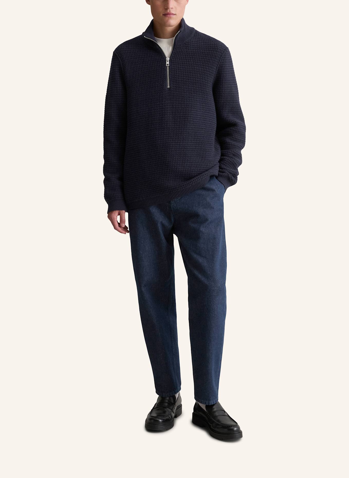 Marc O'Polo DENIM Troyer: DUNKELBLAU