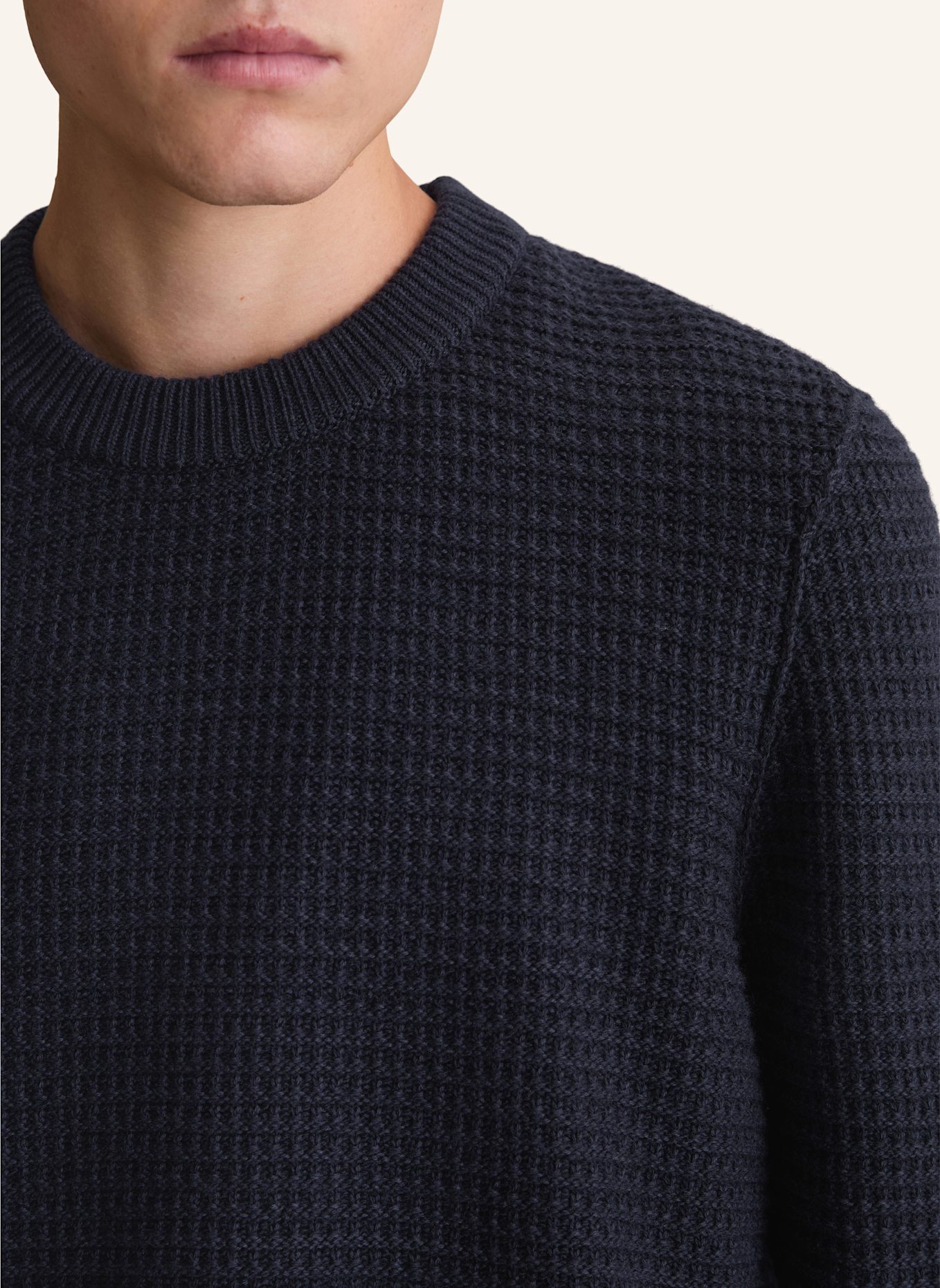 Marc O'Polo DENIM Pullover: DUNKELBLAU