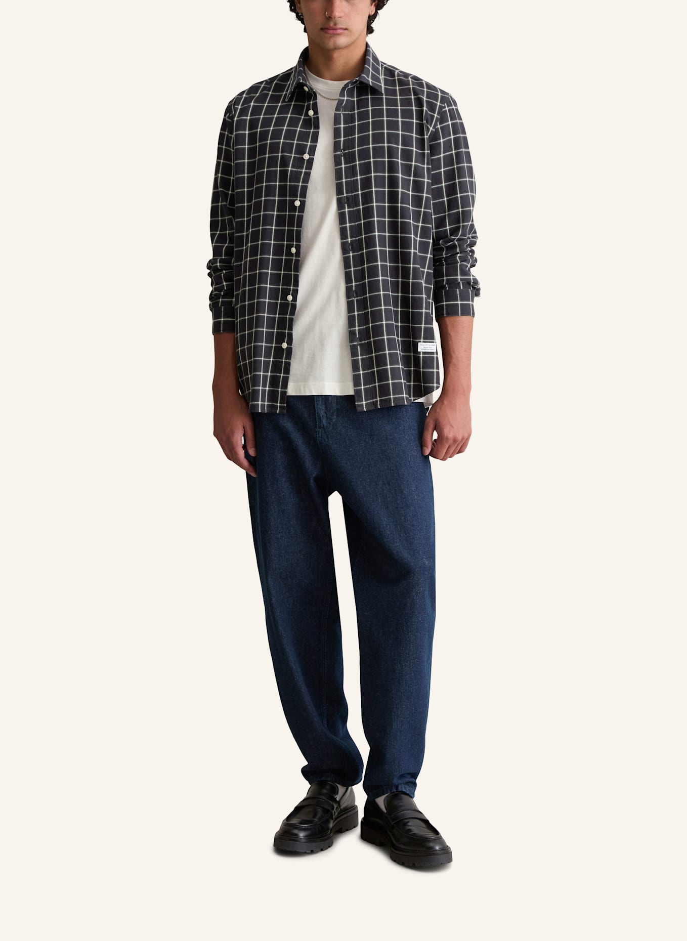 Marc O'Polo DENIM Hemd: DUNKELBLAU