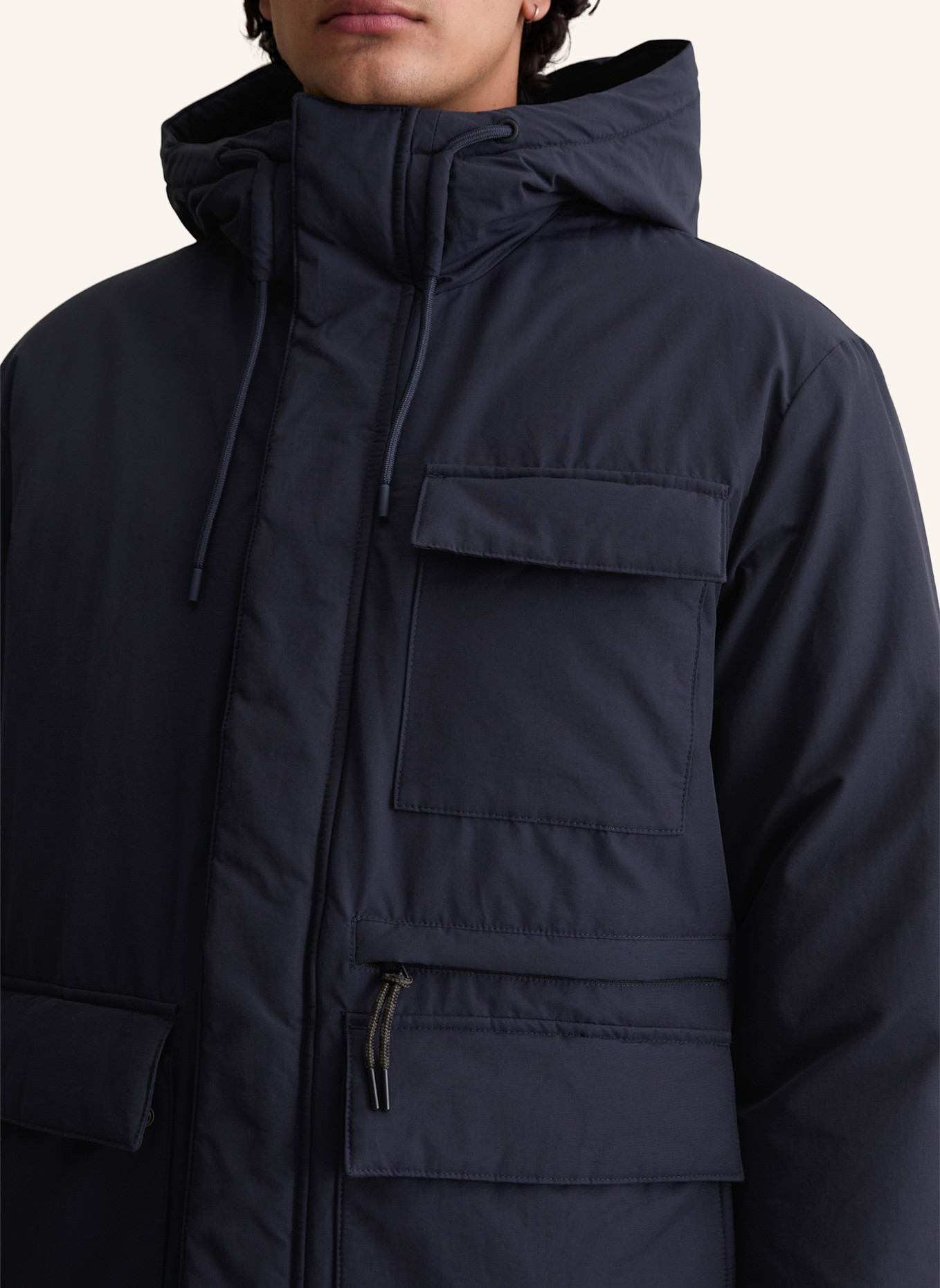 Marc O'Polo DENIM Outdoor Jacke: DUNKELBLAU