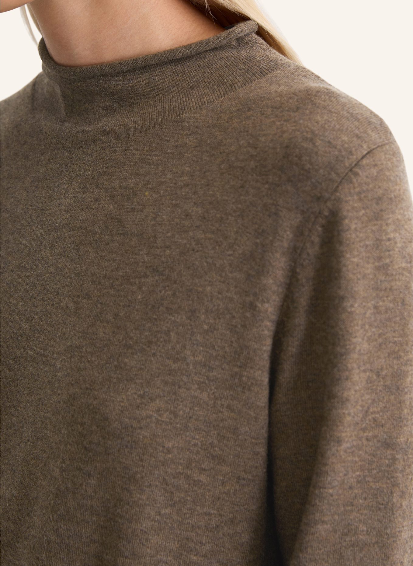 Marc O'Polo Rollkragenkleid: DUNKELBRAUN