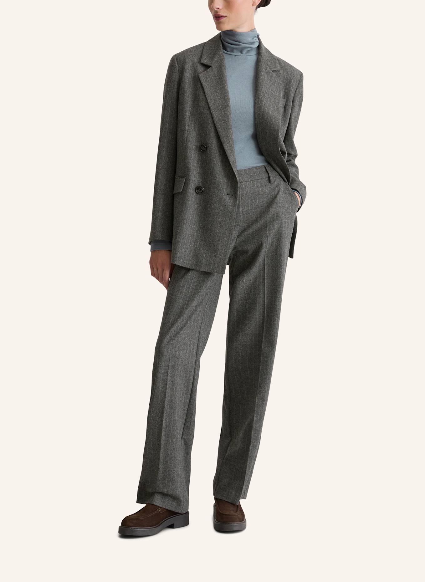 Marc O'Polo Nadelstreifenblazer: DUNKELGRAU