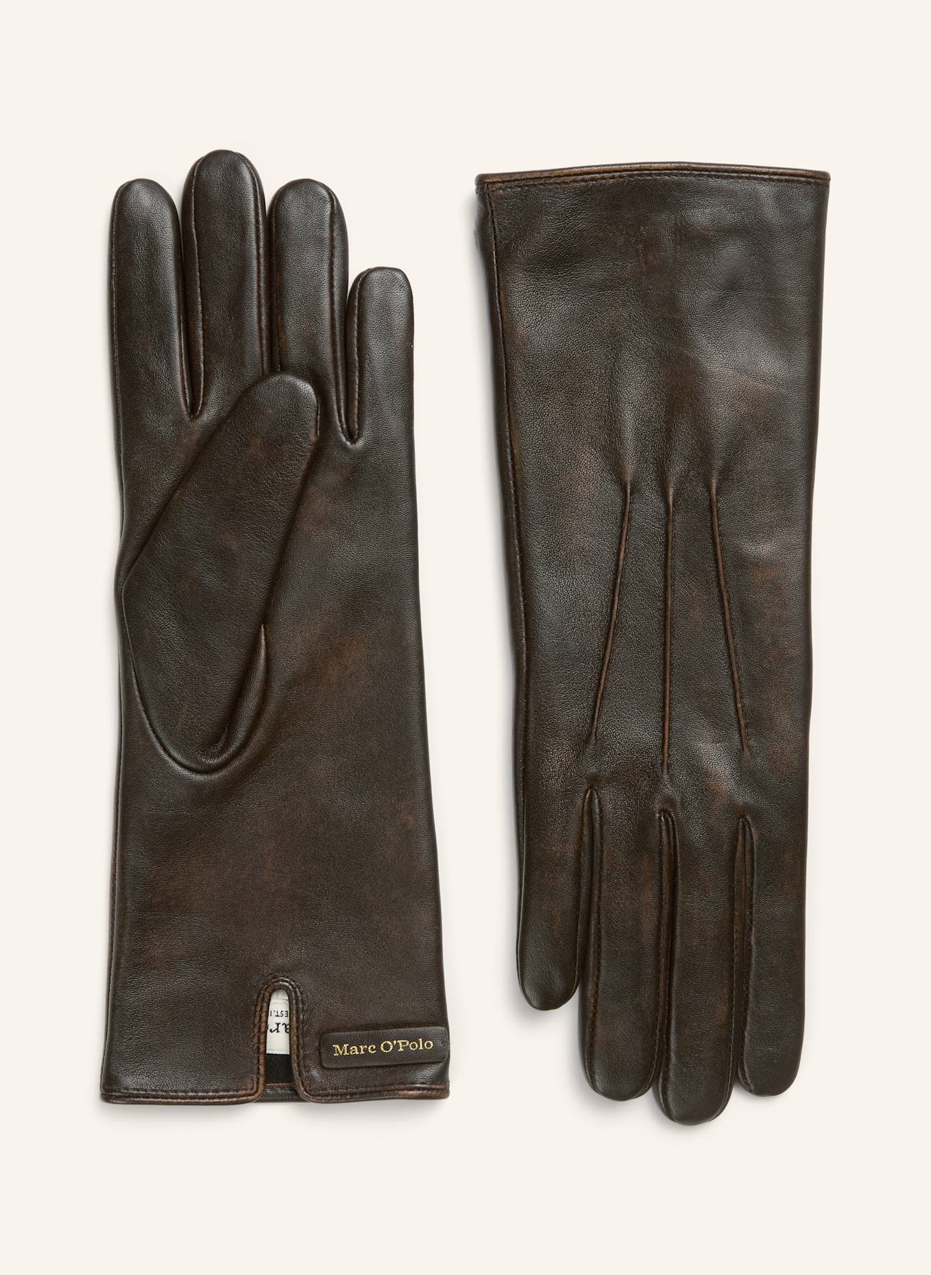 Marc O'Polo Handschuhe: DUNKELBRAUN