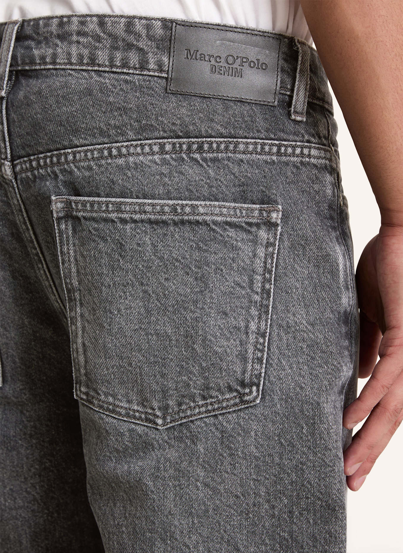 Marc O'Polo DENIM Jeans Model Sverre straight: GRAU