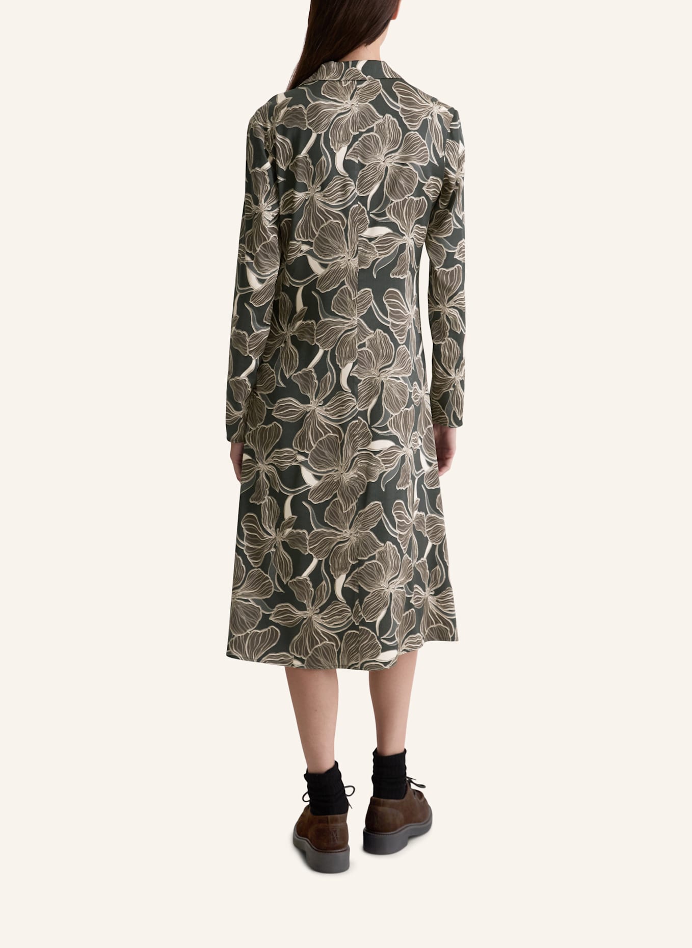 Marc O'Polo Midikleid: DUNKELGRAU