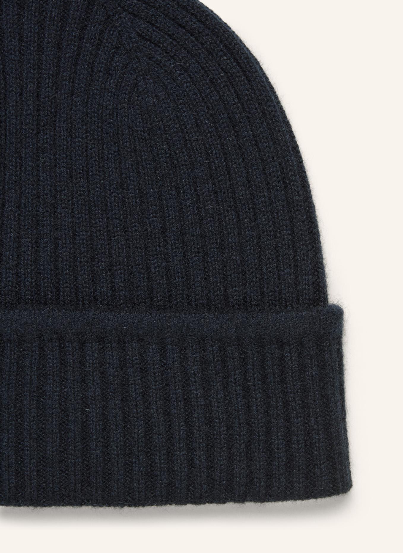 Marc O'Polo Strickmütze: DUNKELBLAU