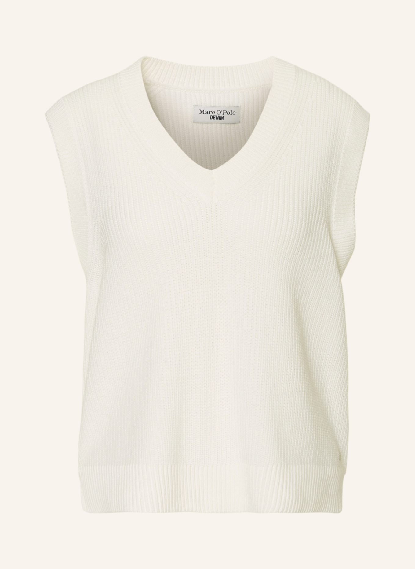 Marc O'Polo DENIM Pullunder: WEISS