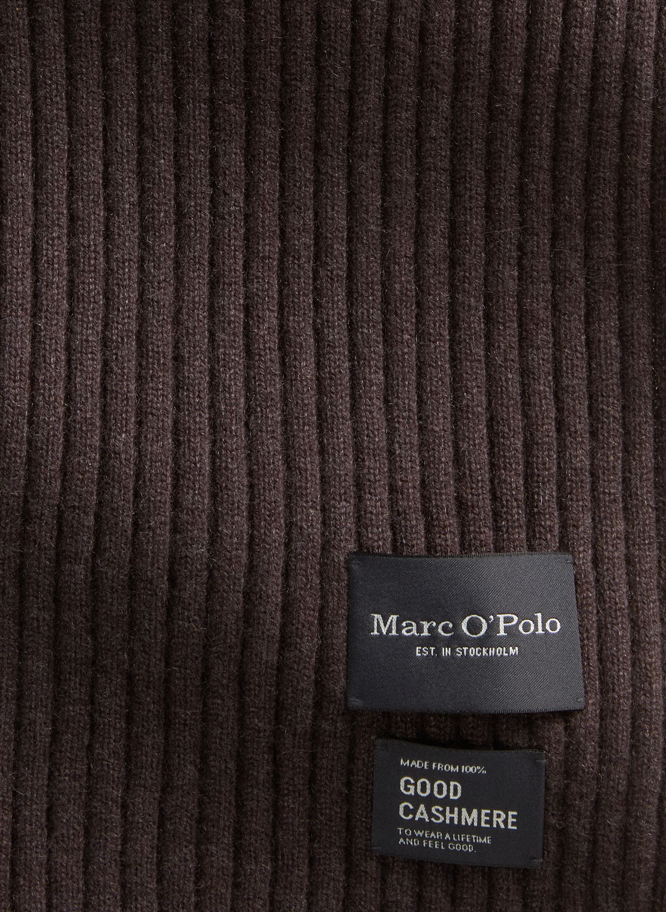 Marc O'Polo Strickschal: DUNKELBRAUN