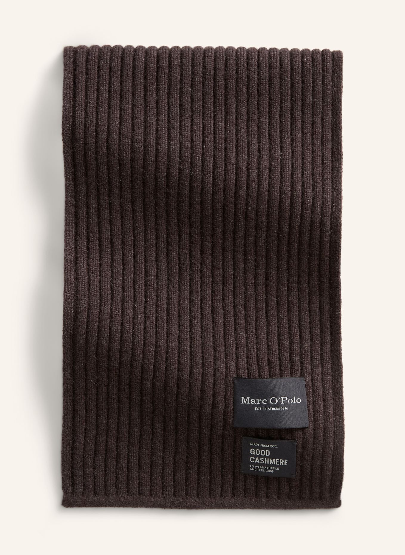 Marc O'Polo Strickschal: DUNKELBRAUN