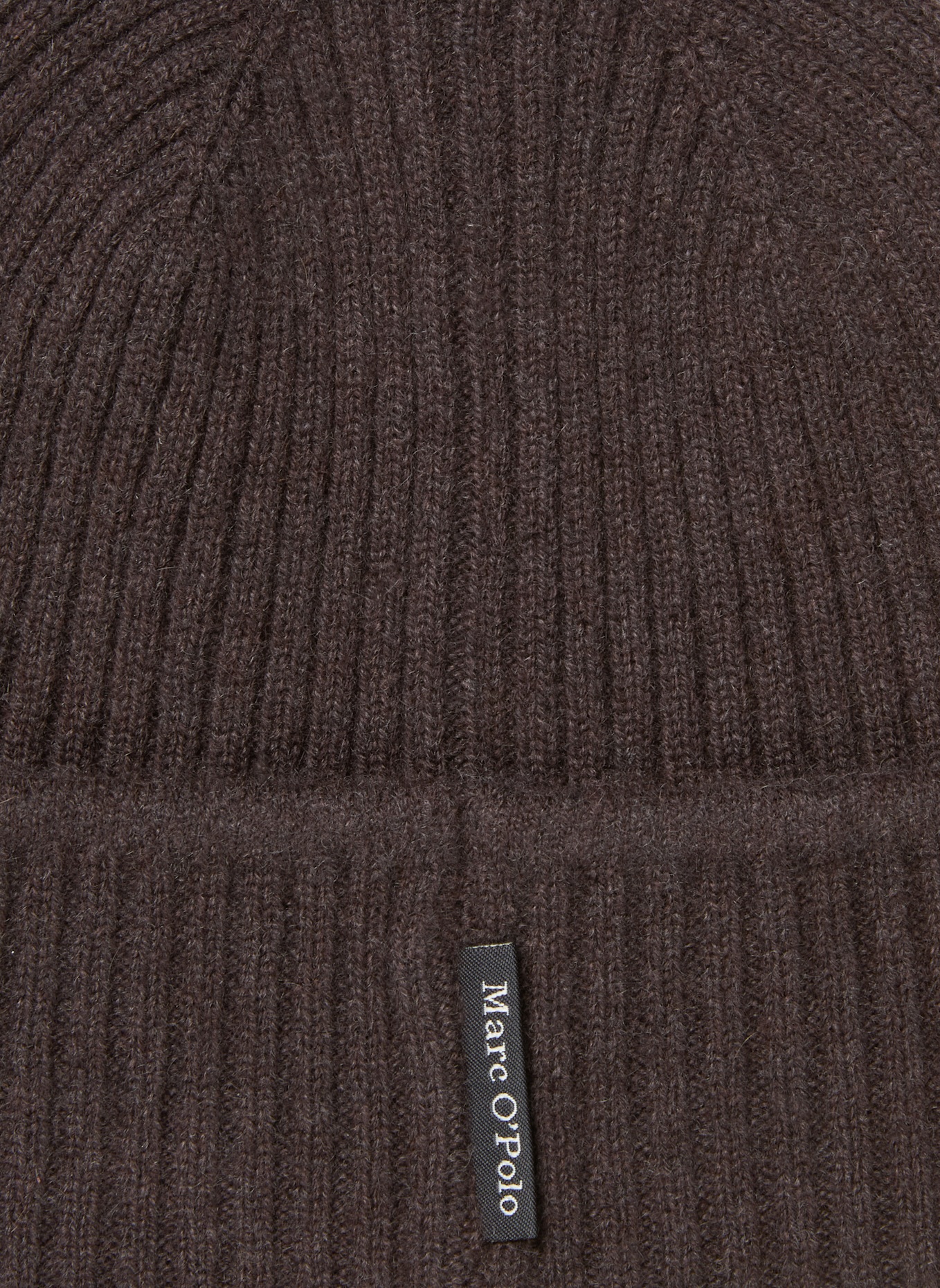 Marc O'Polo Strickmütze: DUNKELBRAUN