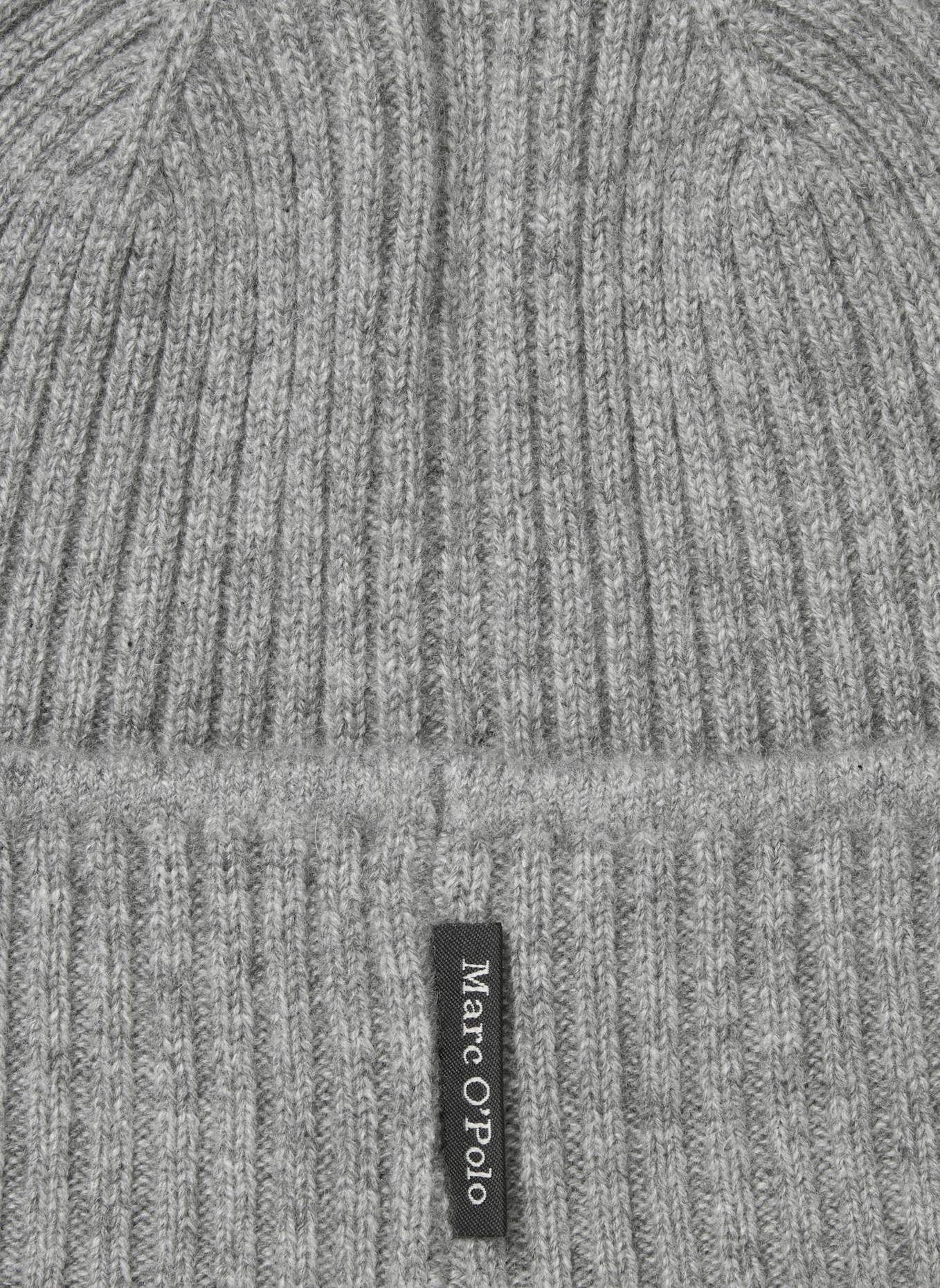 Marc O'Polo Strickmütze: HELLGRAU