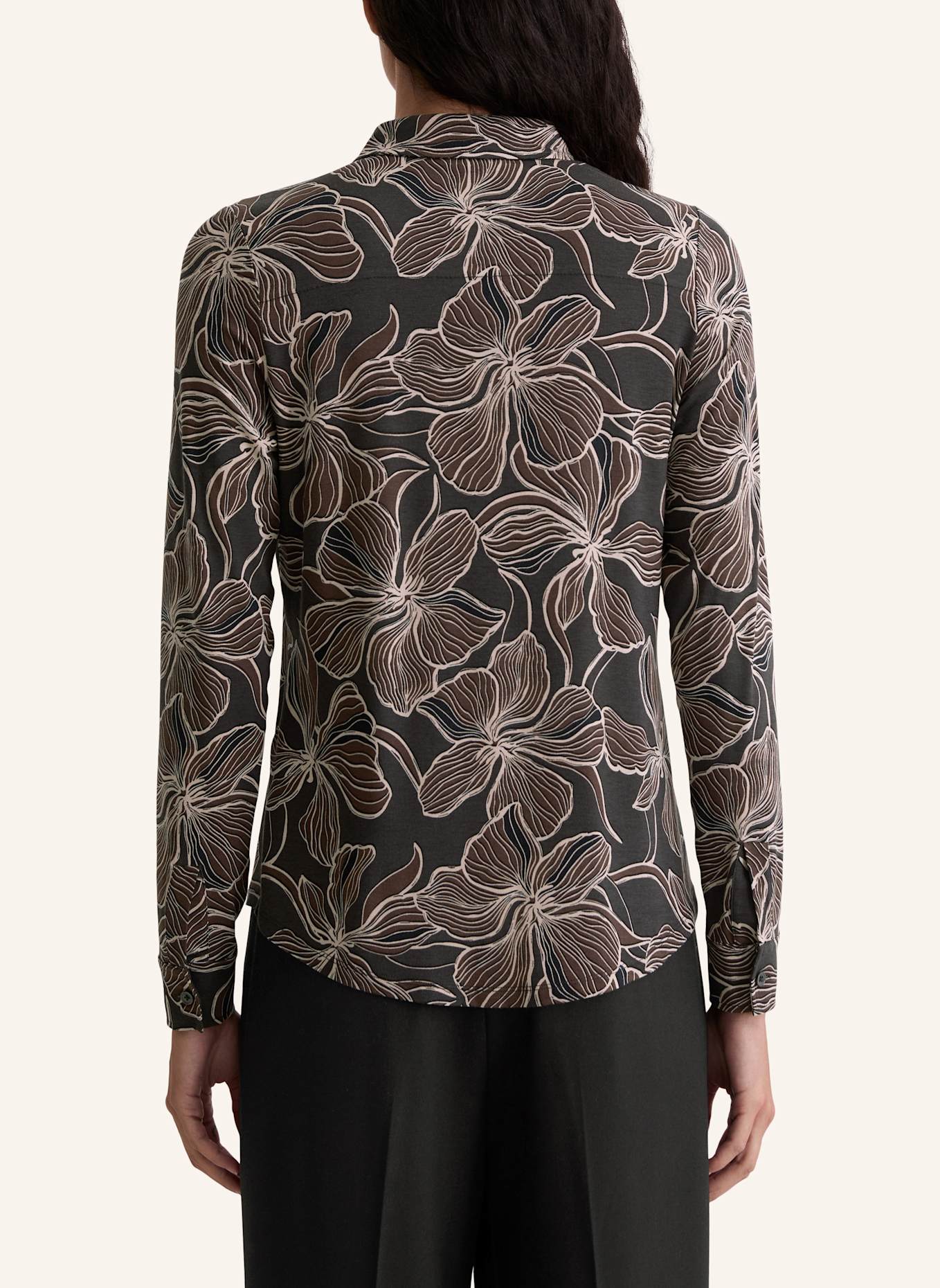 Marc O'Polo Jerseybluse: GRAU