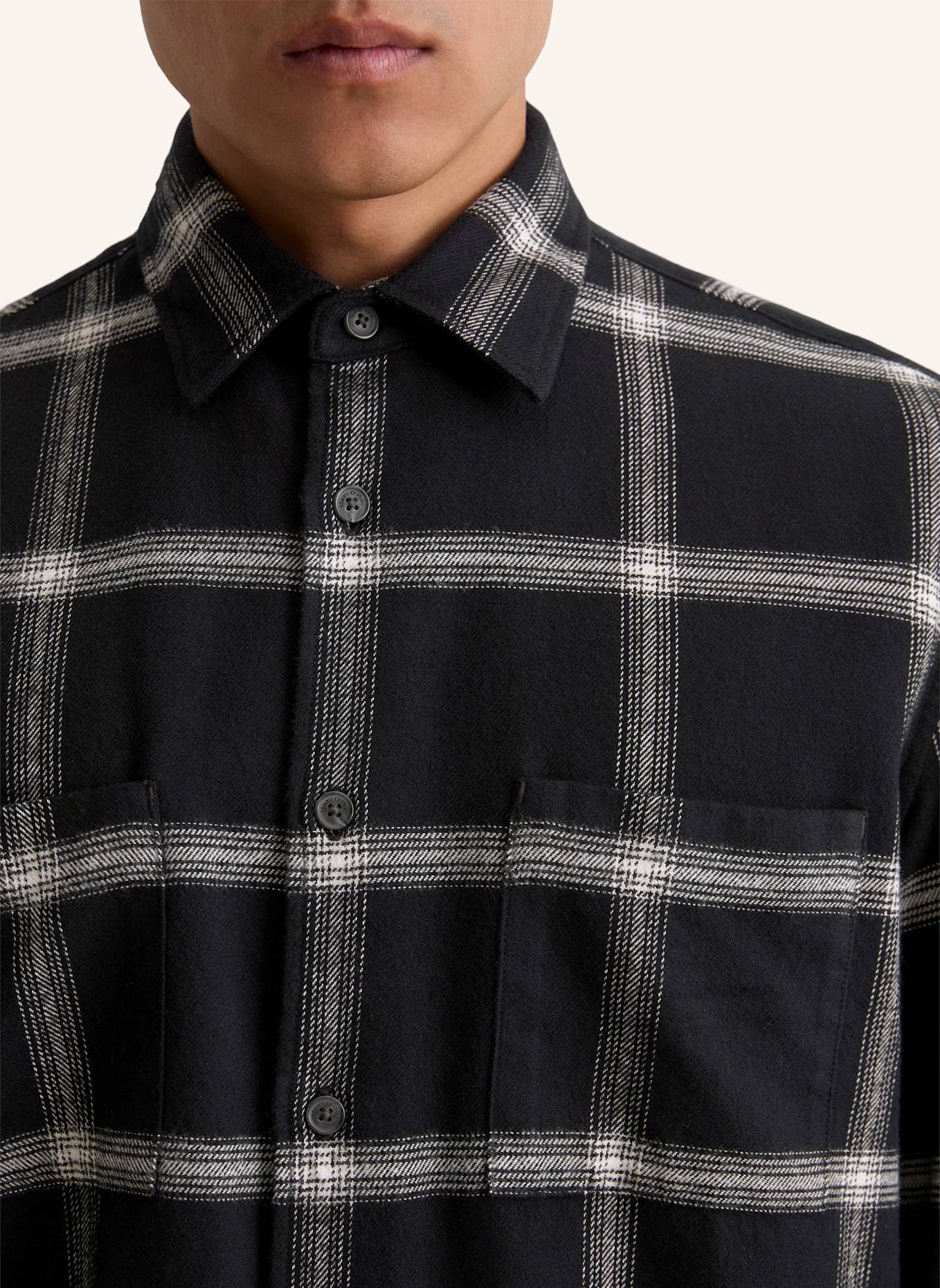 Marc O'Polo Hemd Regular Fit: SCHWARZ