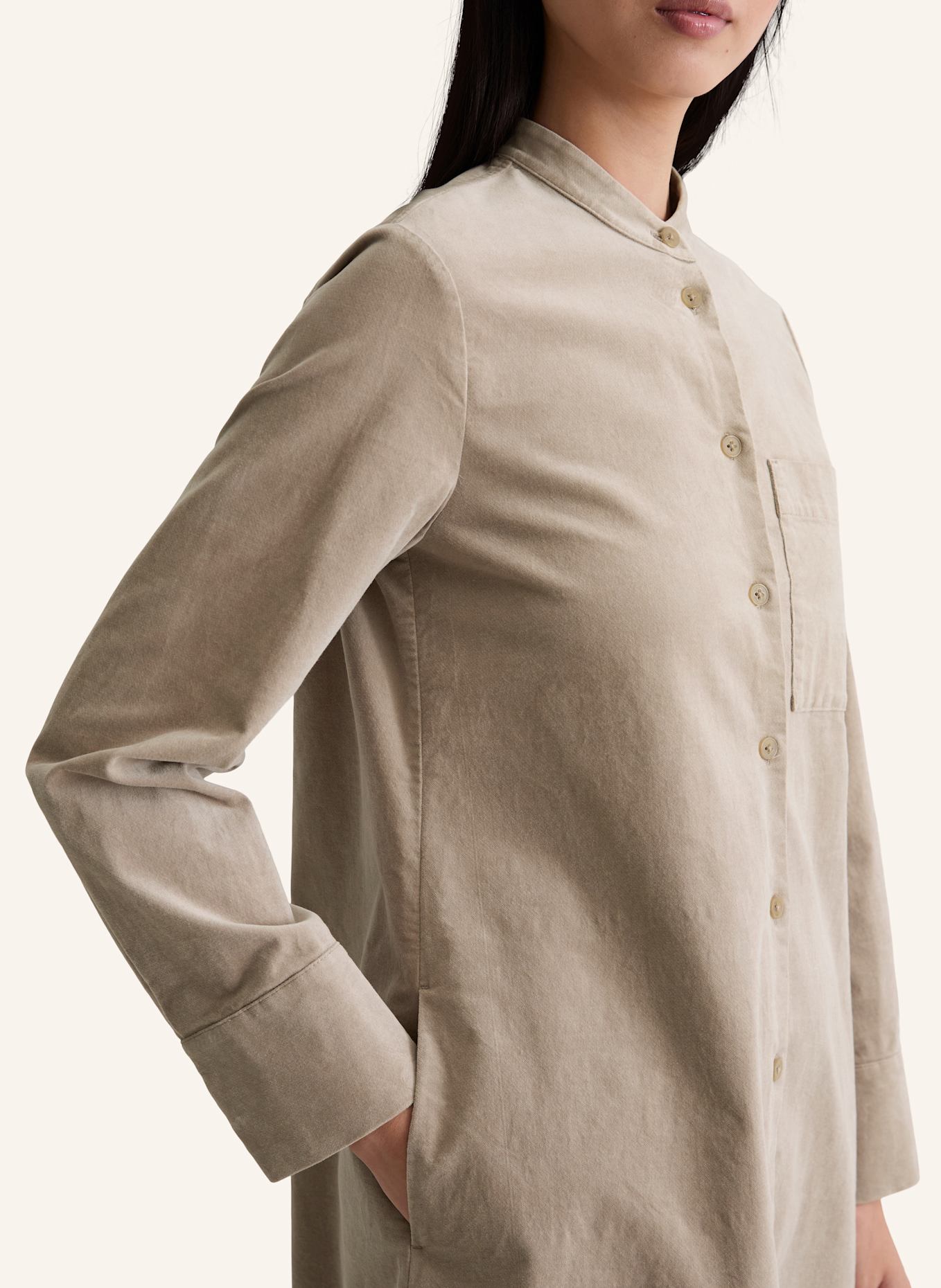 Marc O'Polo Samtkleid: HELLGRAU