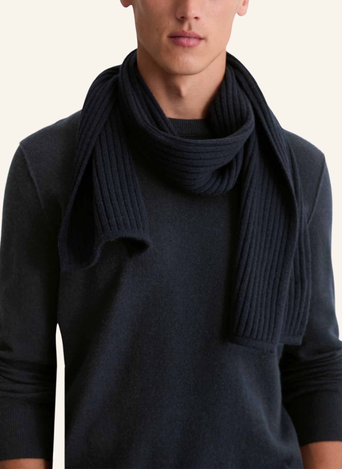 Marc O'Polo Strickschal: DUNKELBLAU