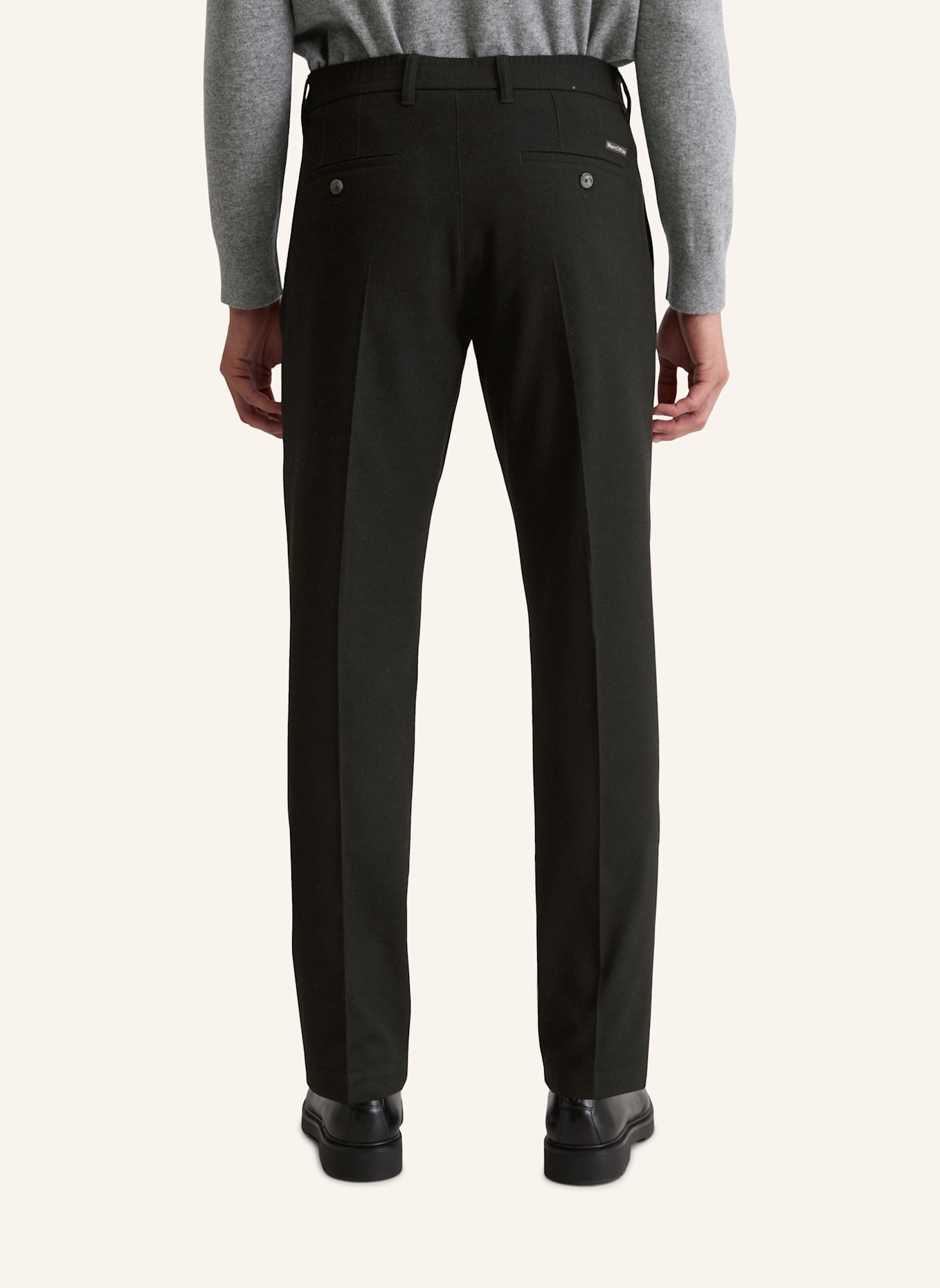 Marc O'Polo Flanellhose OSBY Tapered Fit: DUNKELBLAU