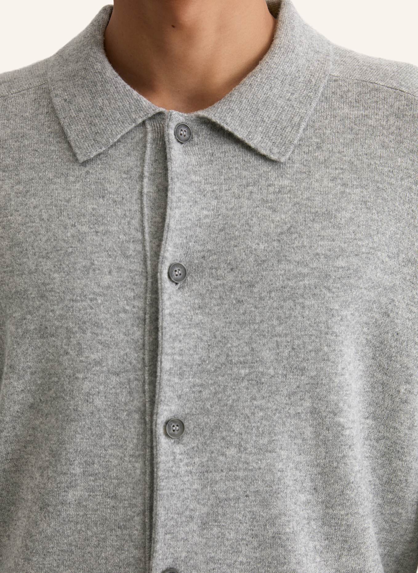 Marc O'Polo Strickjacke: HELLGRAU