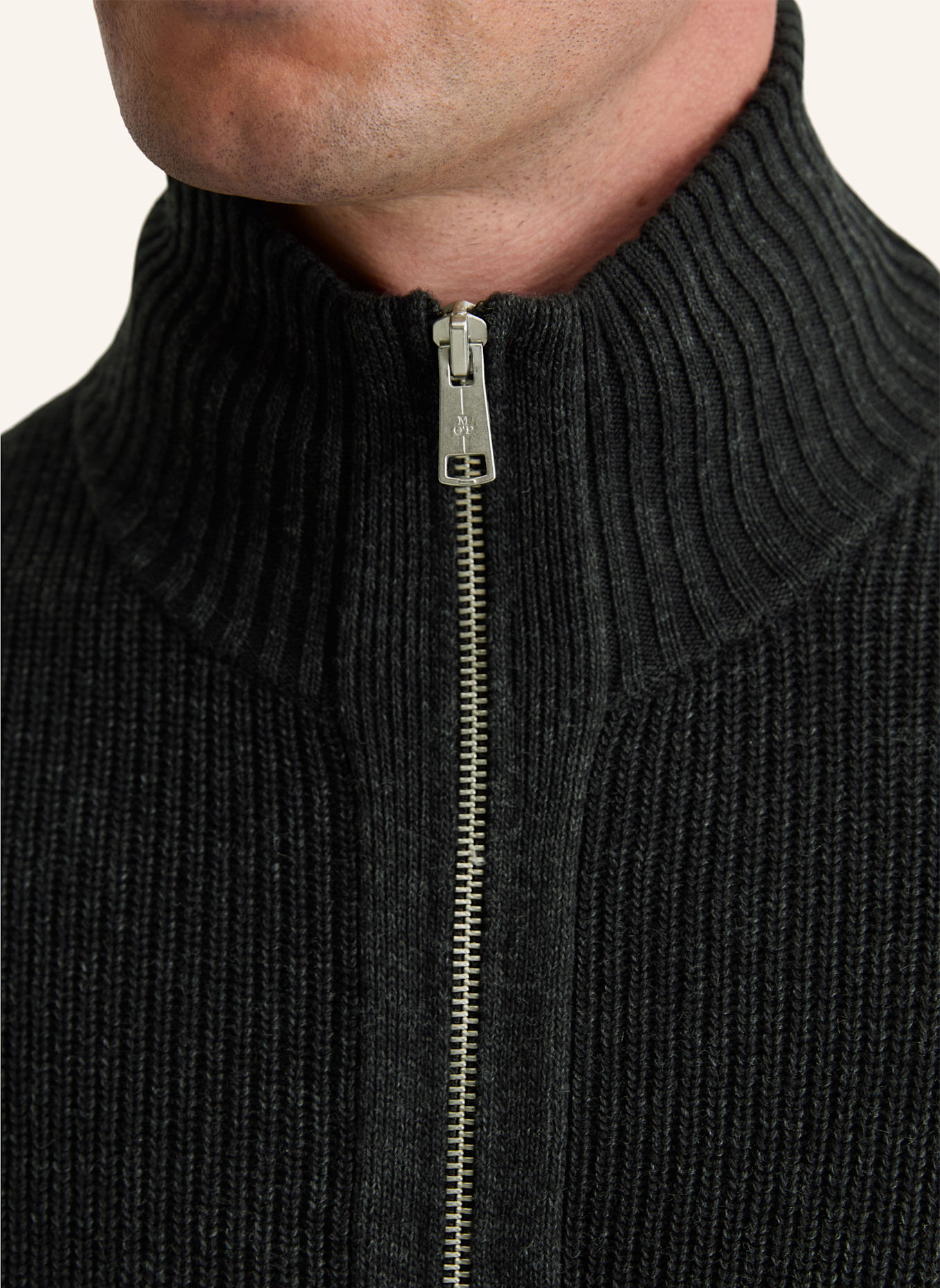 Marc O'Polo Strickjacke: SCHWARZ