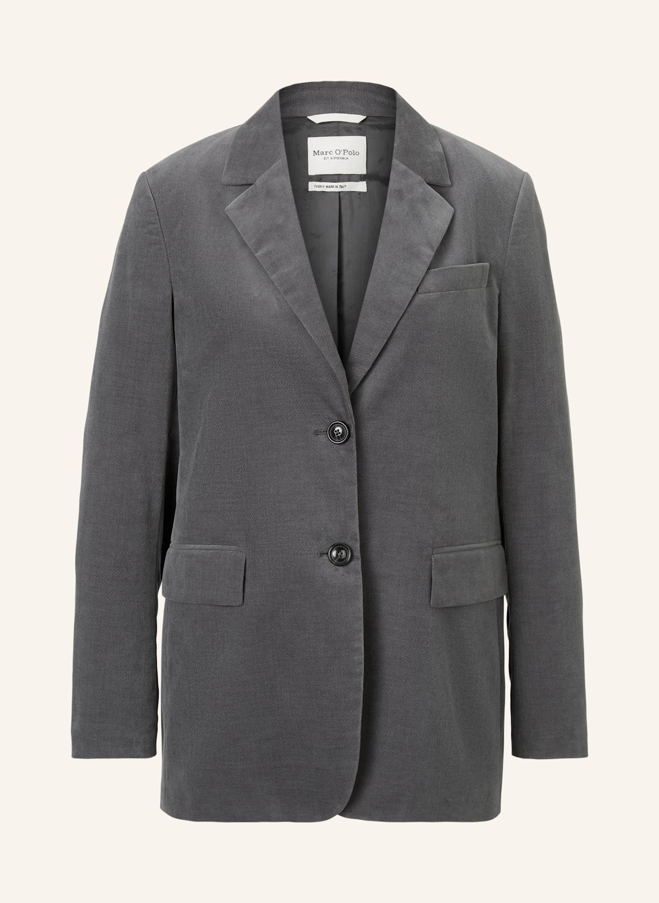 Marc O'Polo Samtblazer: DUNKELGRAU