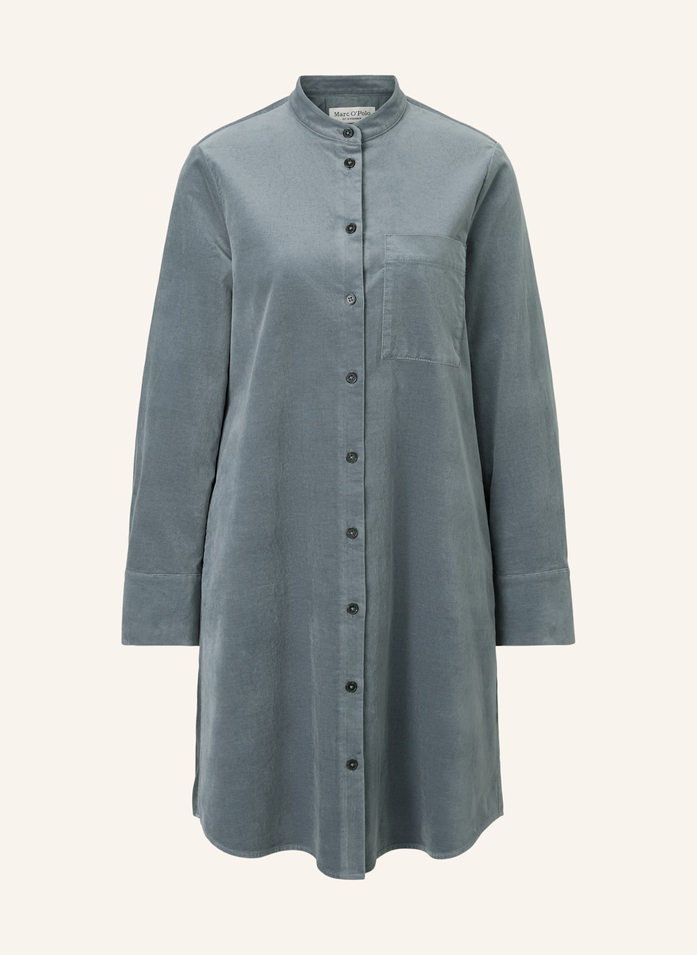 Marc O'Polo Samtkleid: BLAU