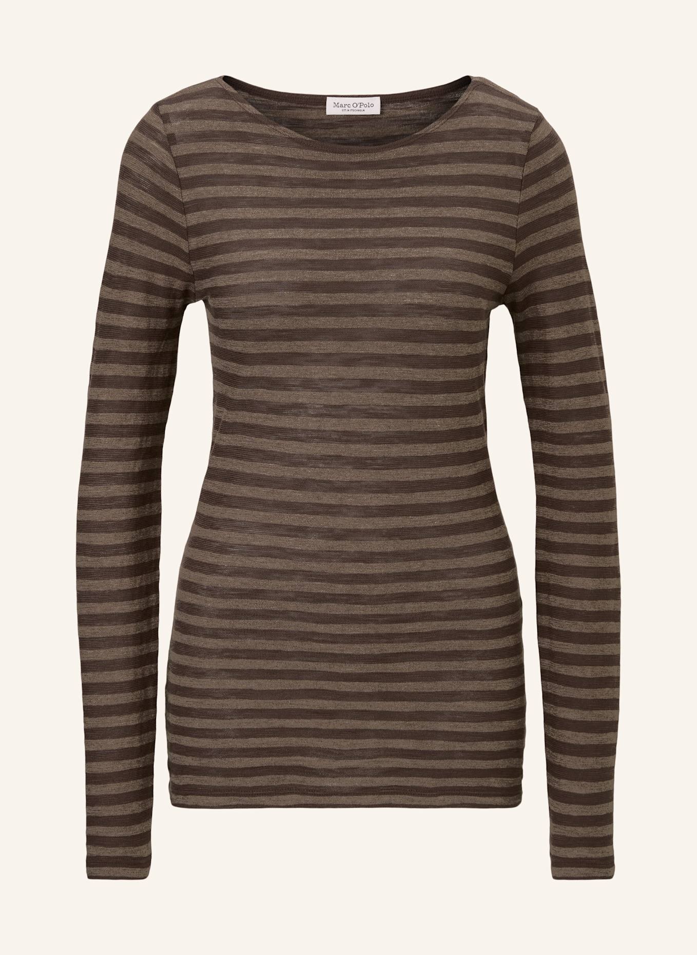 Marc O'Polo T-Shirt: DUNKELBRAUN
