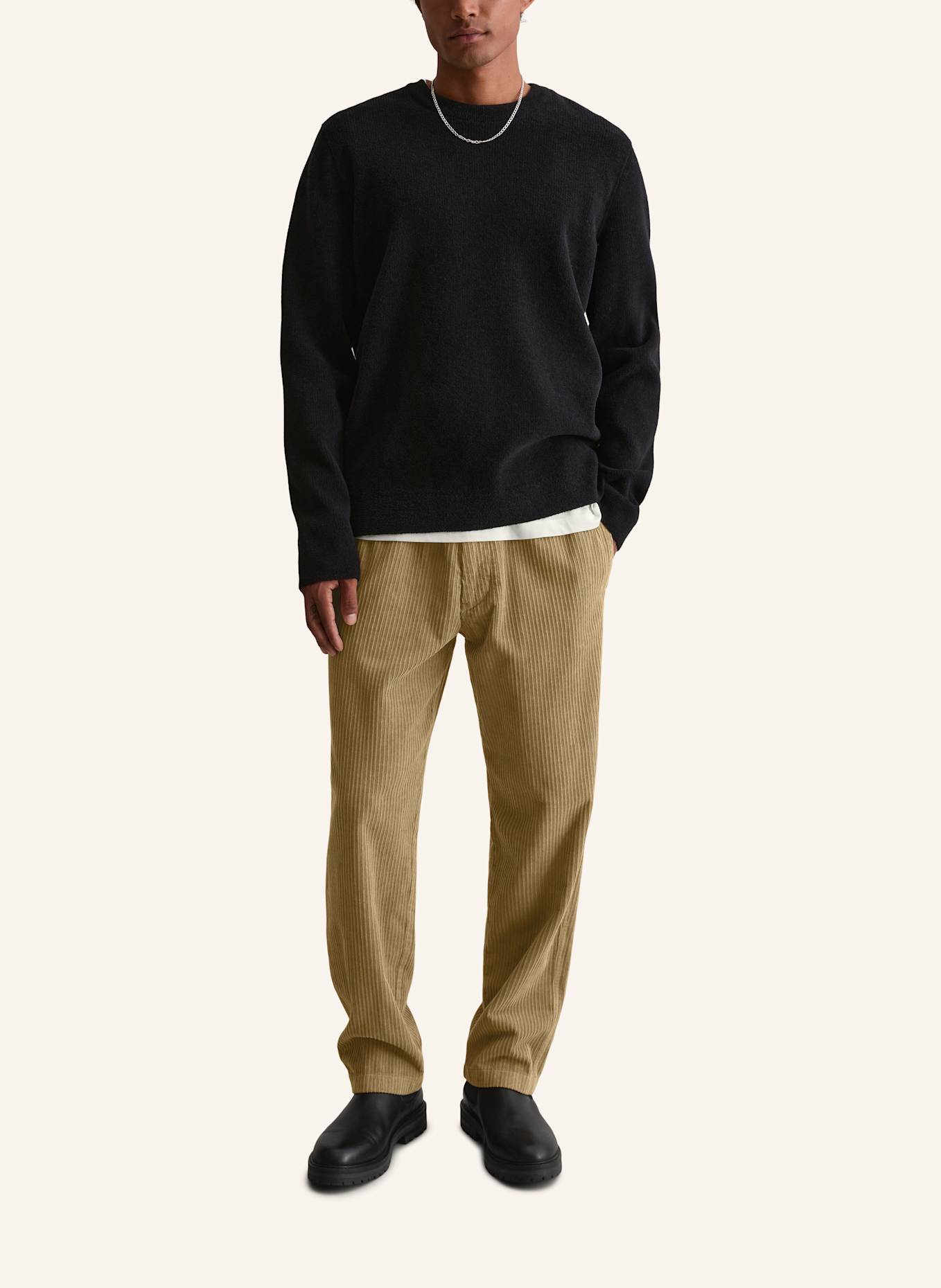 Marc O'Polo DENIM Pullover: SCHWARZ