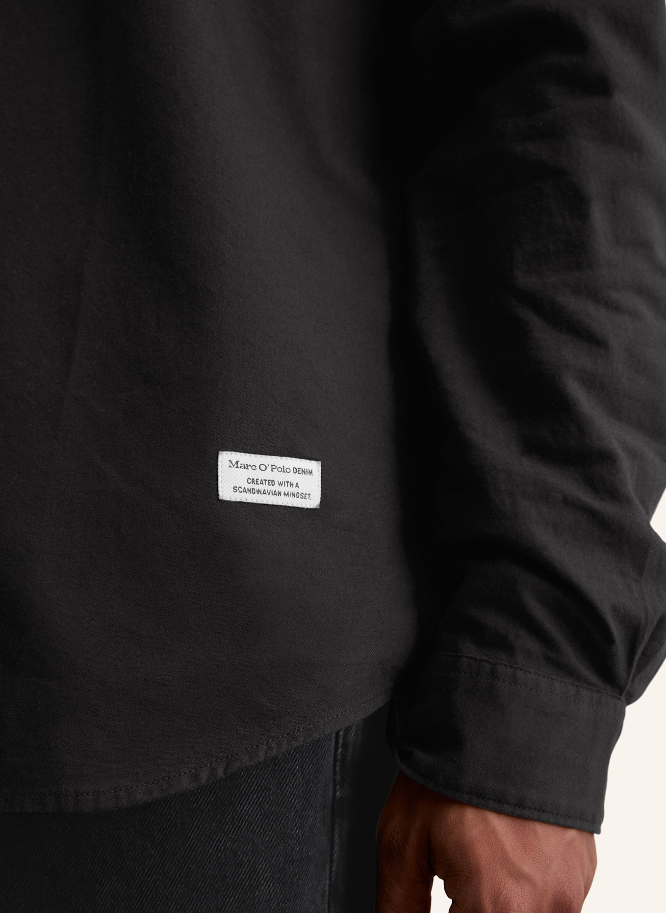 Marc O'Polo DENIM Hemd: SCHWARZ