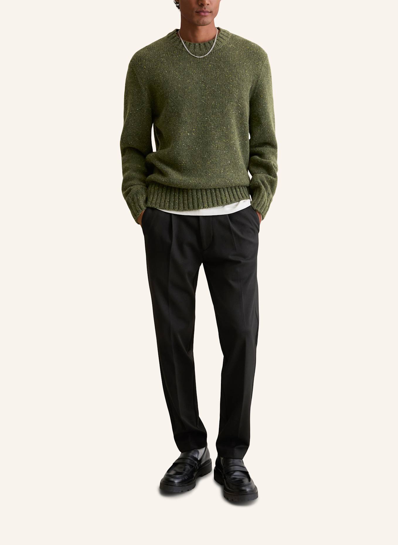 Marc O'Polo DENIM Pullover: DUNKELGRÜN