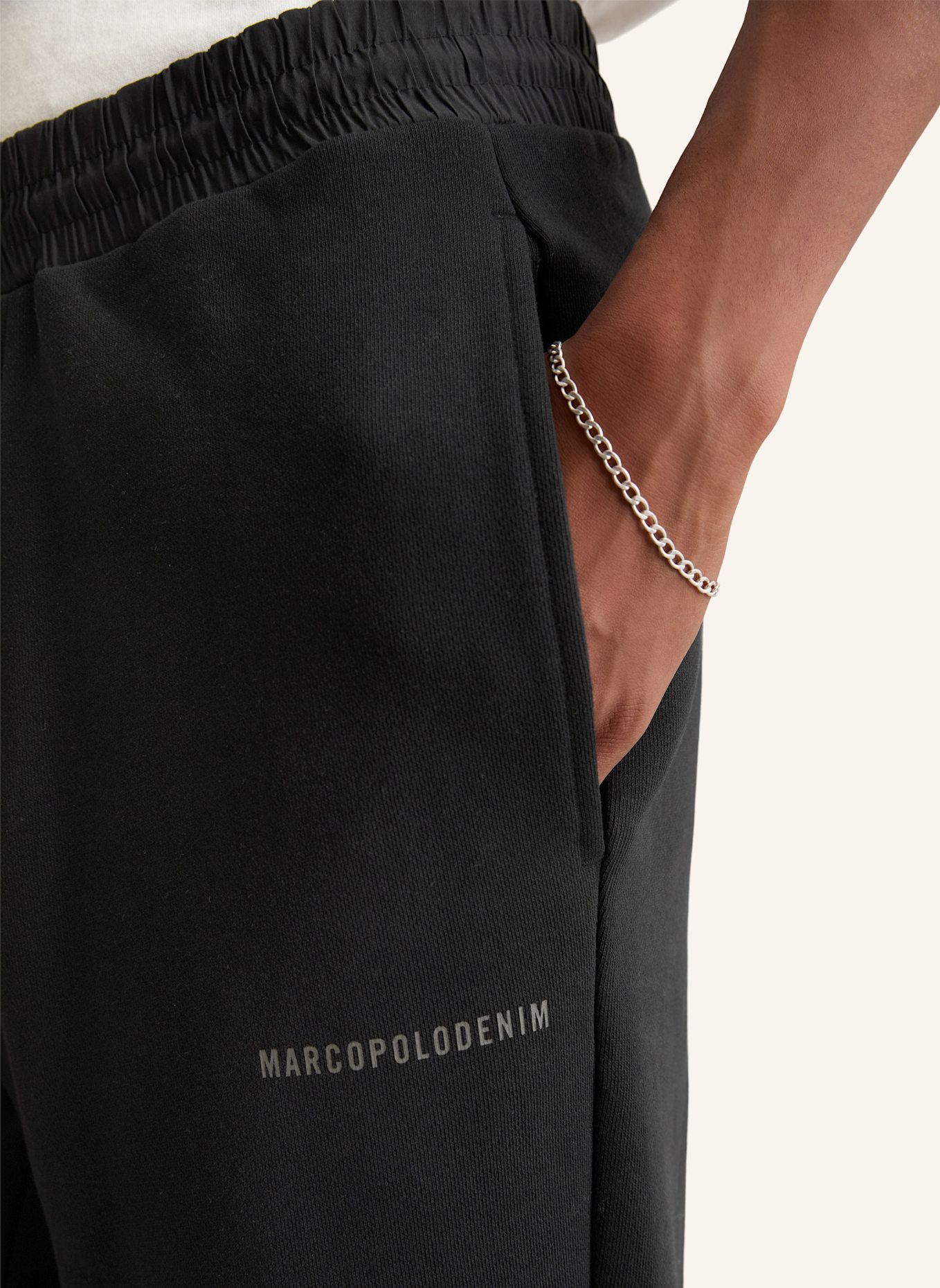 Marc O'Polo DENIM Sweathose: SCHWARZ