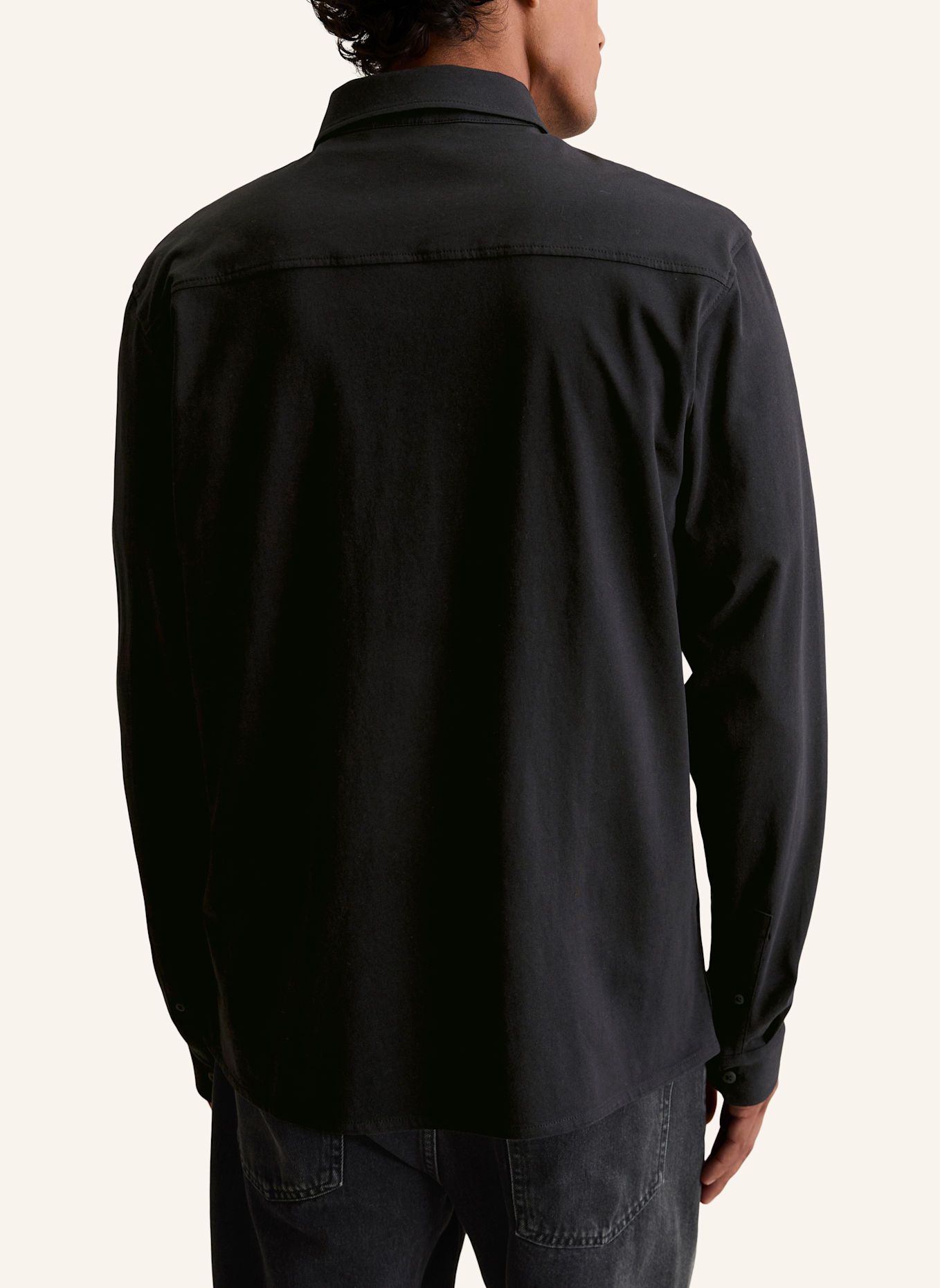 Marc O'Polo DENIM Jerseyhemd: SCHWARZ