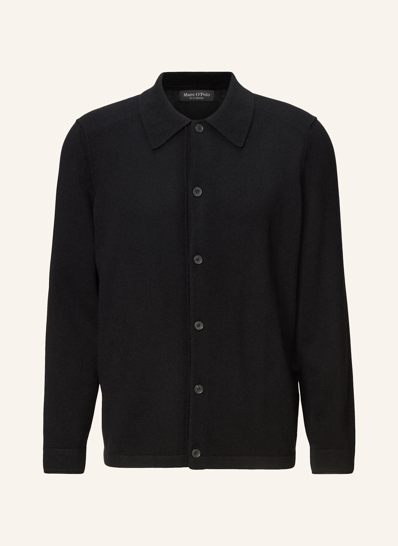 Marc O'Polo Strickjacke: SCHWARZ